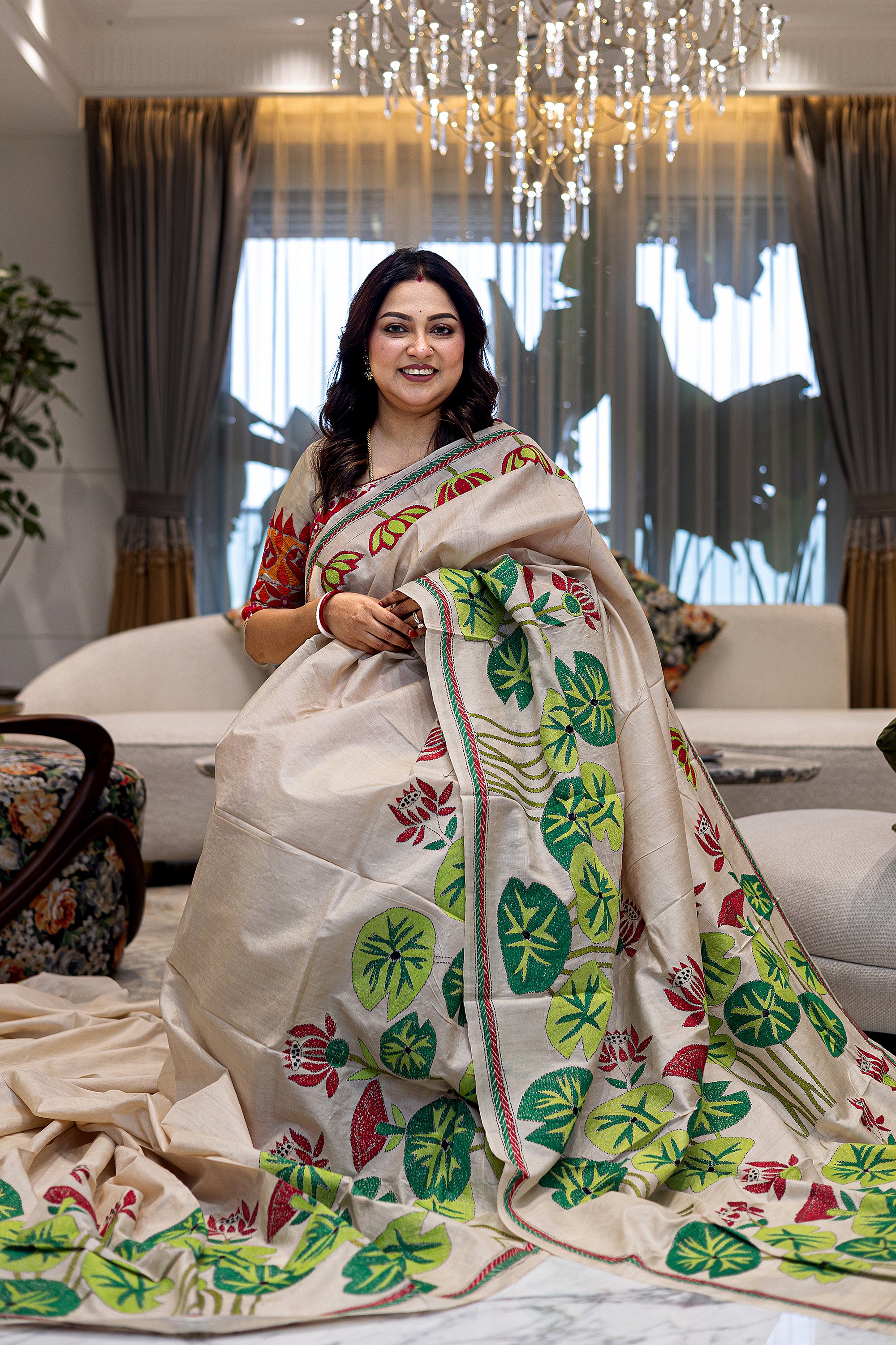 Tussar Hand Kantha