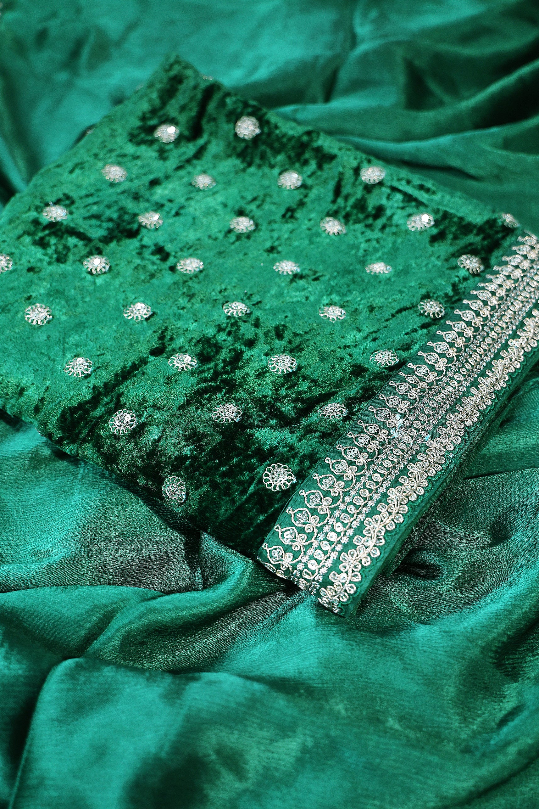 Crepe Satin Saree