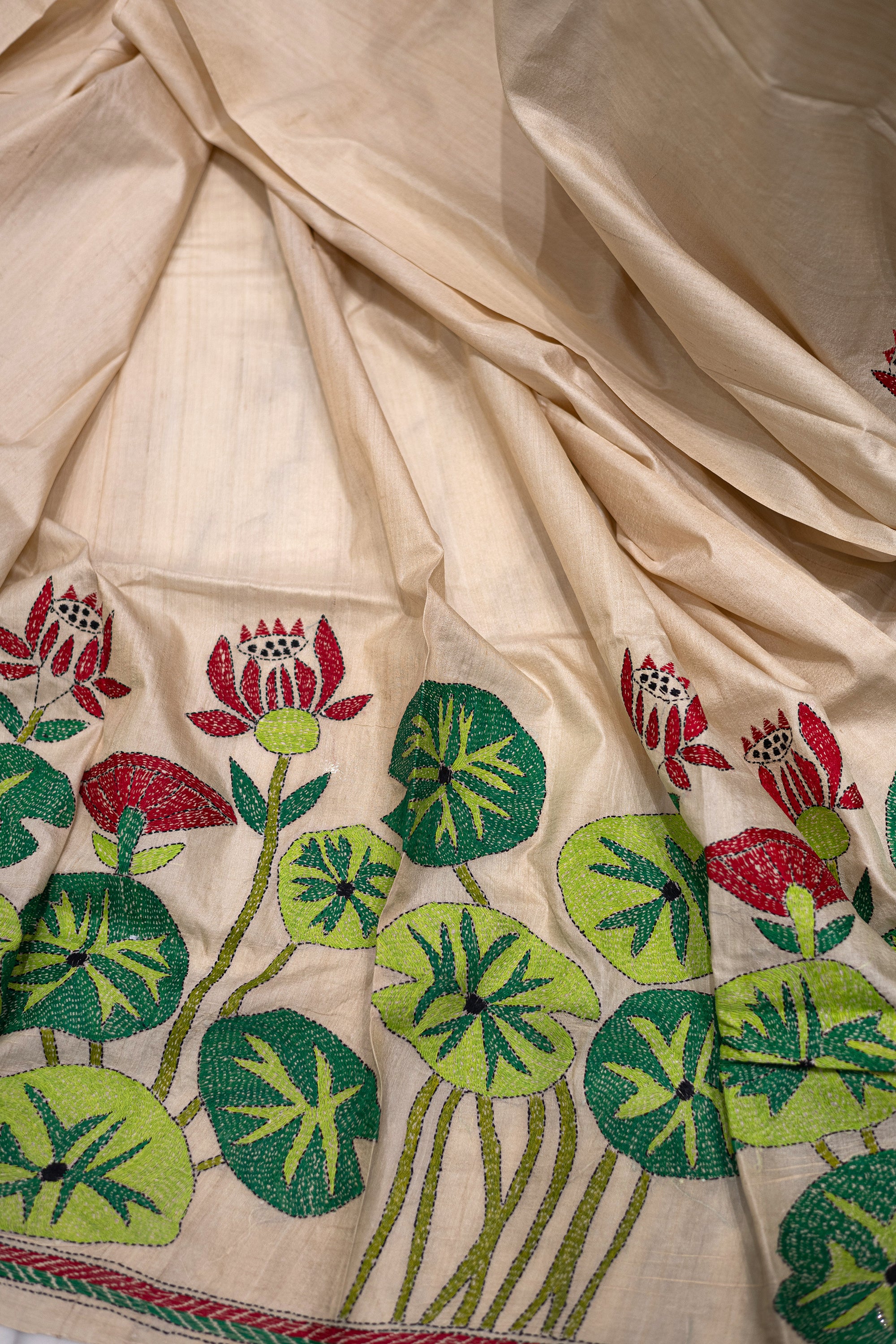 Tussar Hand Kantha