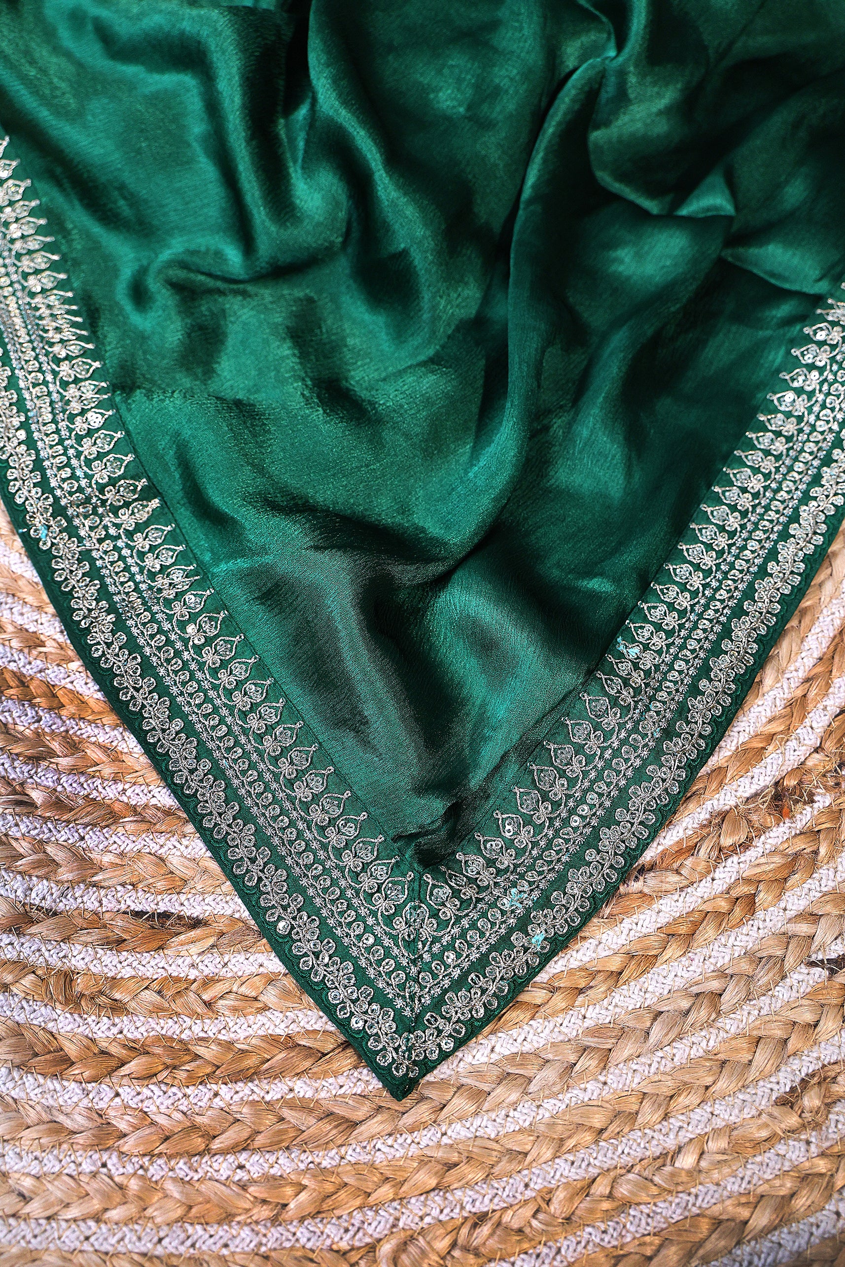 Crepe Satin Saree