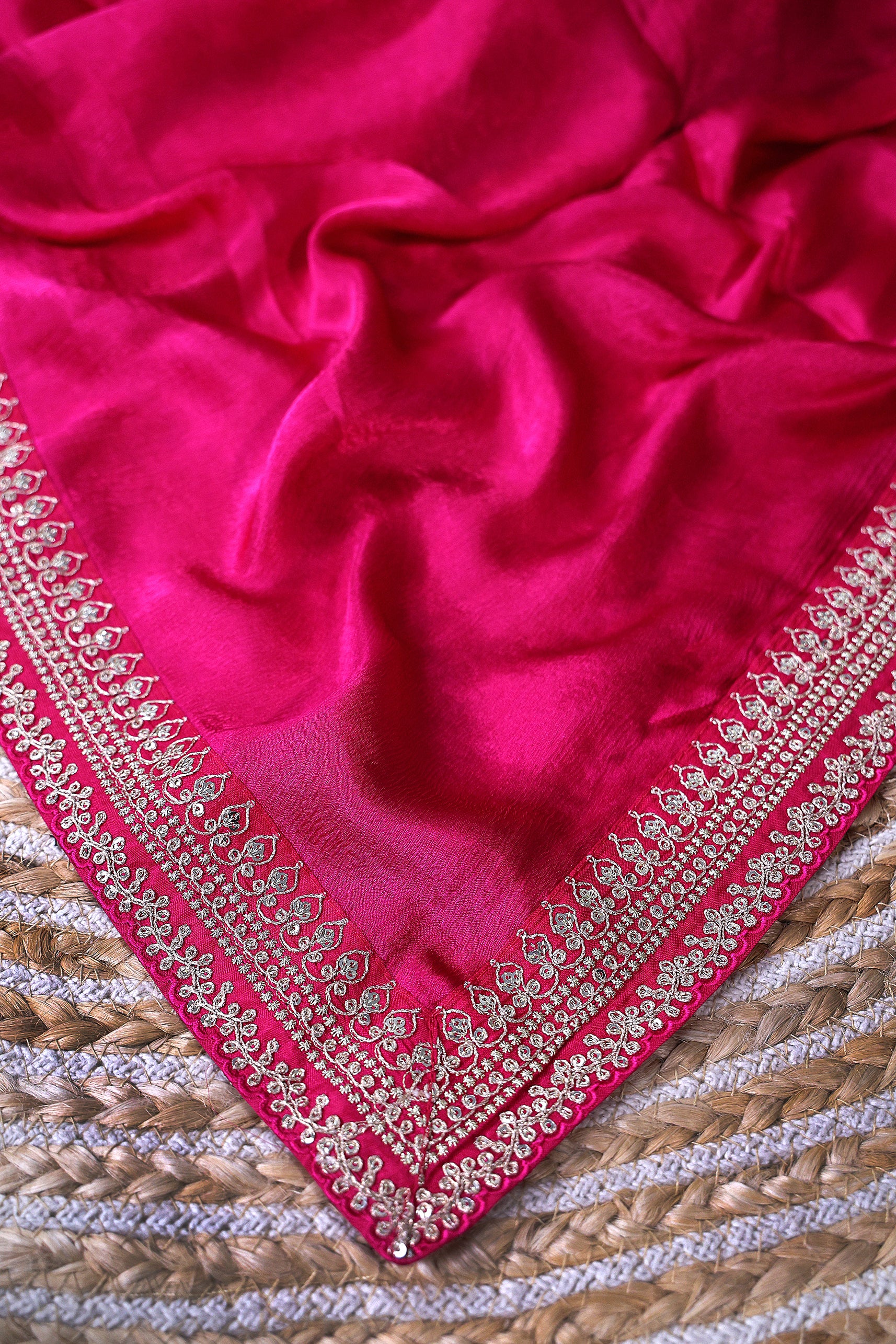 Crepe Satin Saree