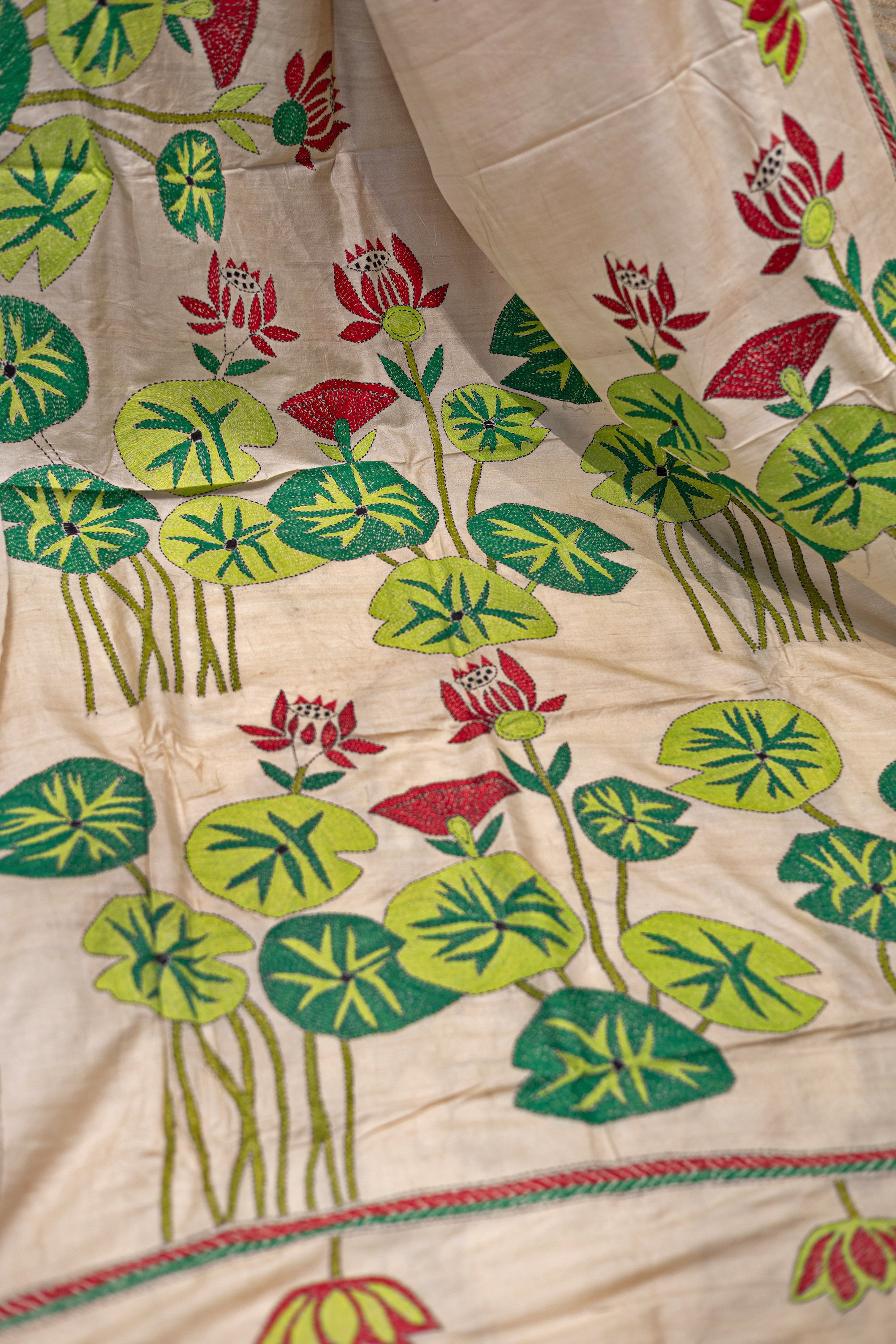 Tussar Hand Kantha