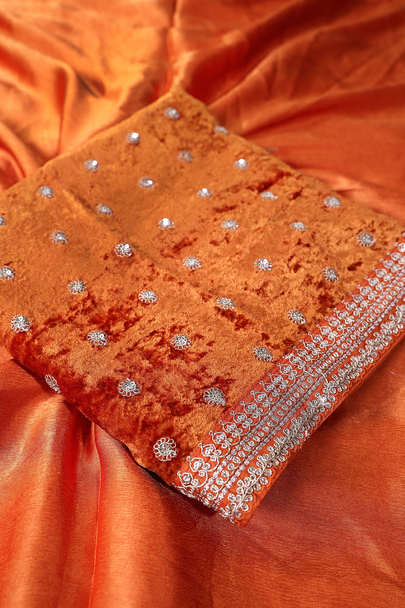 Crepe Satin Saree