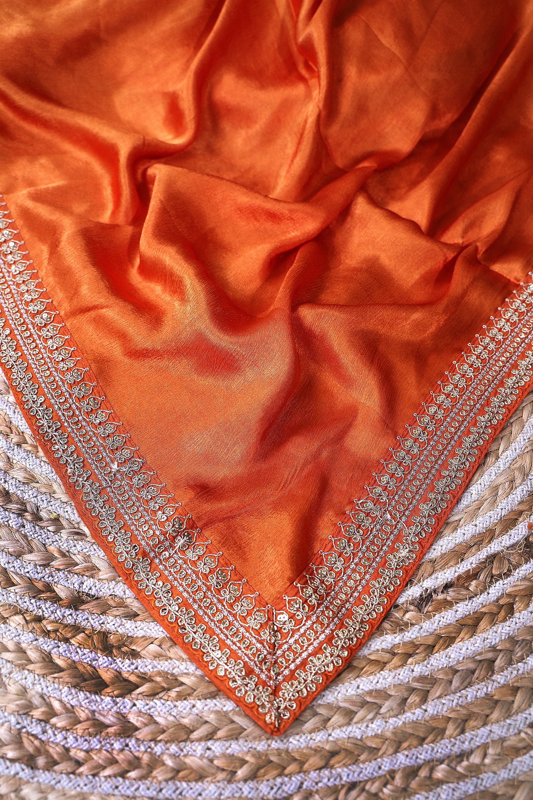 Crepe Satin Saree
