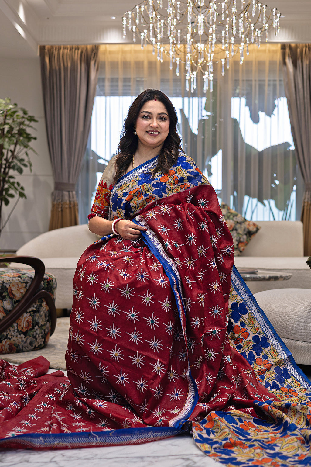 Tussar Hand Kantha