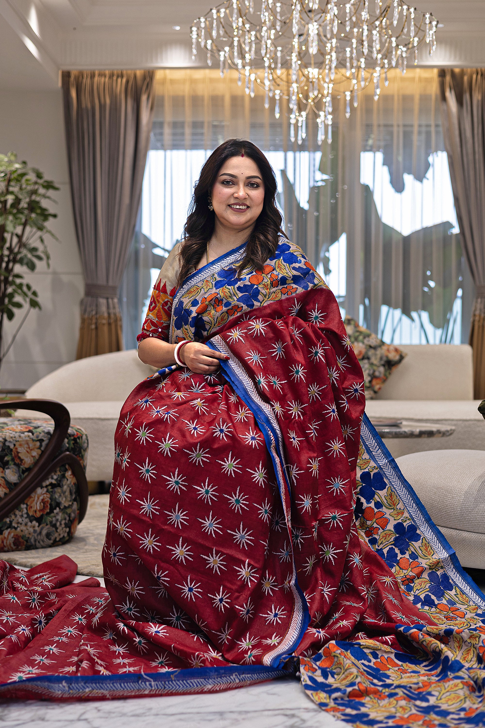 Tussar Hand Kantha