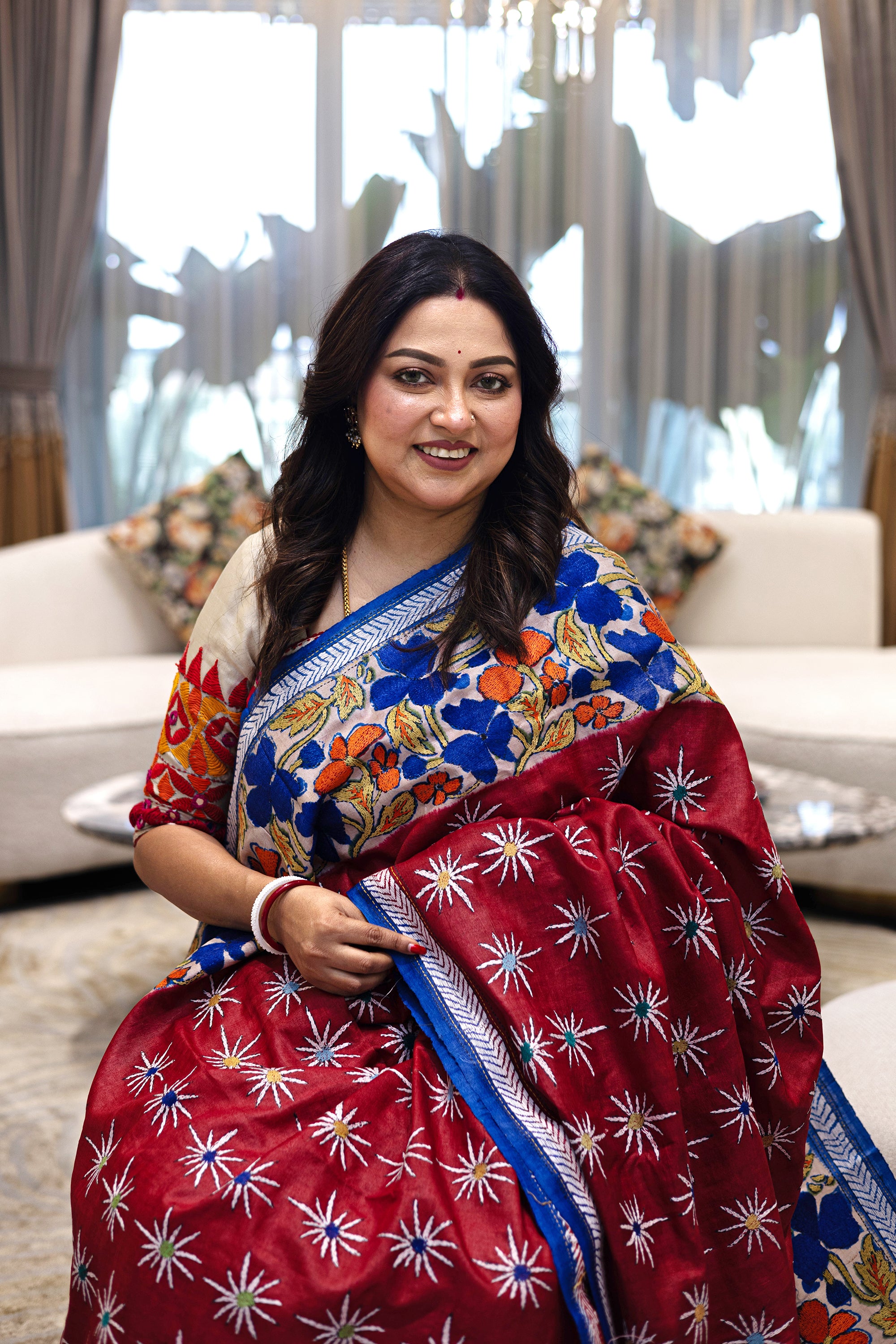 Tussar Hand Kantha