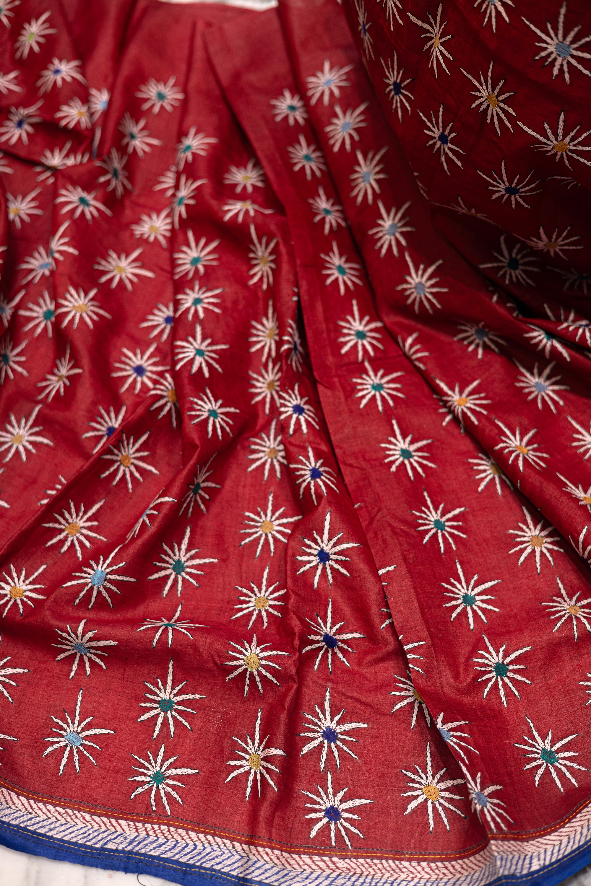 Tussar Hand Kantha