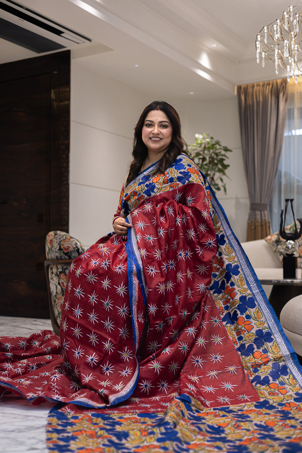 Tussar Hand Kantha