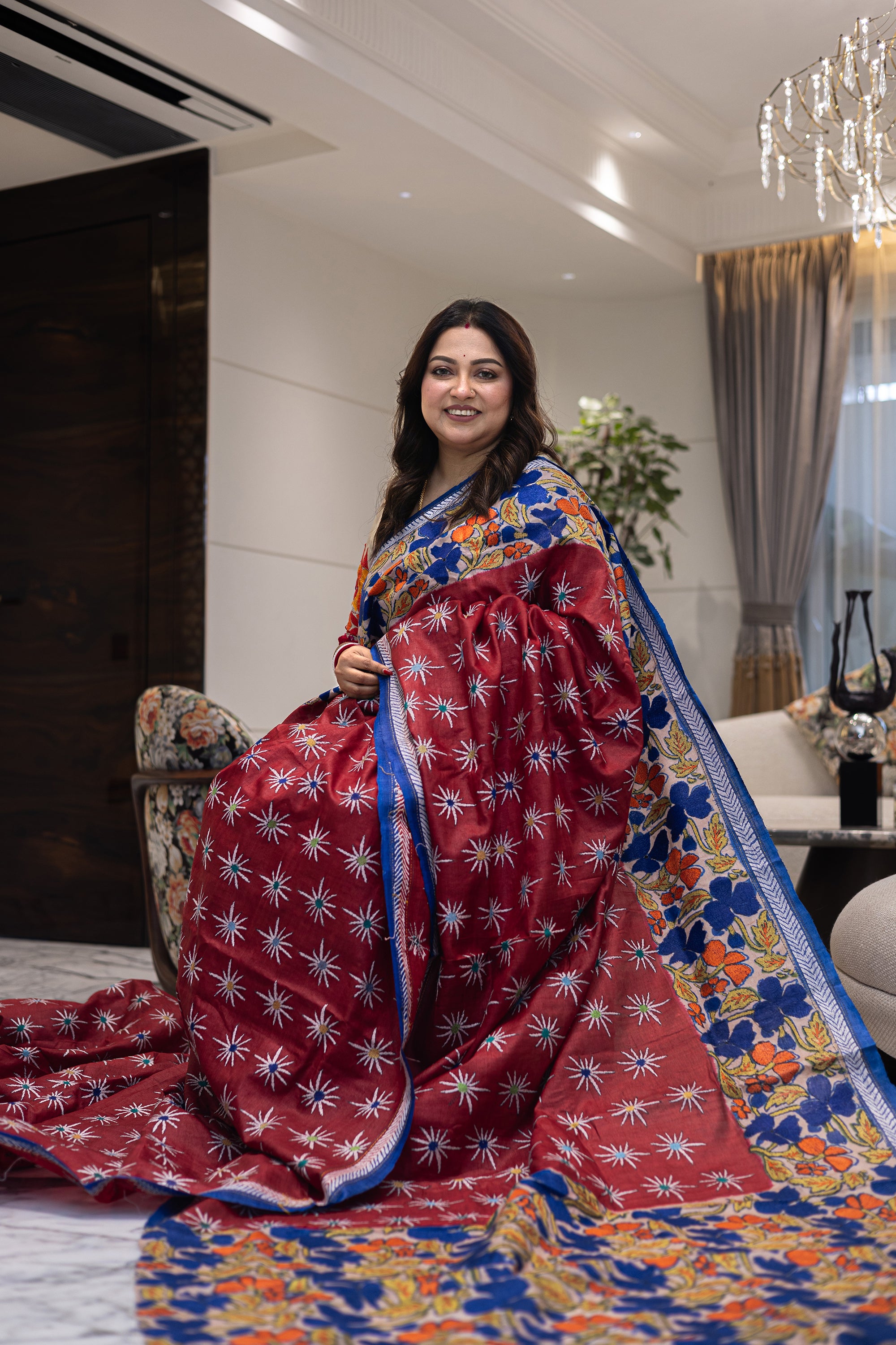 Tussar Hand Kantha