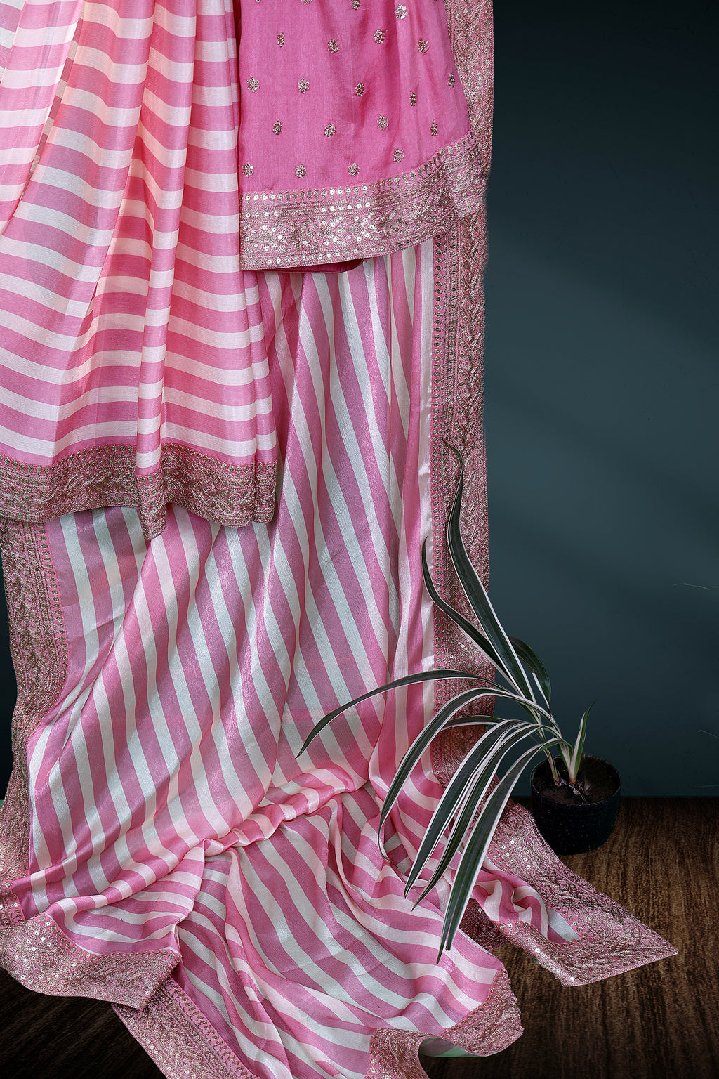 Crepe Satin Saree
