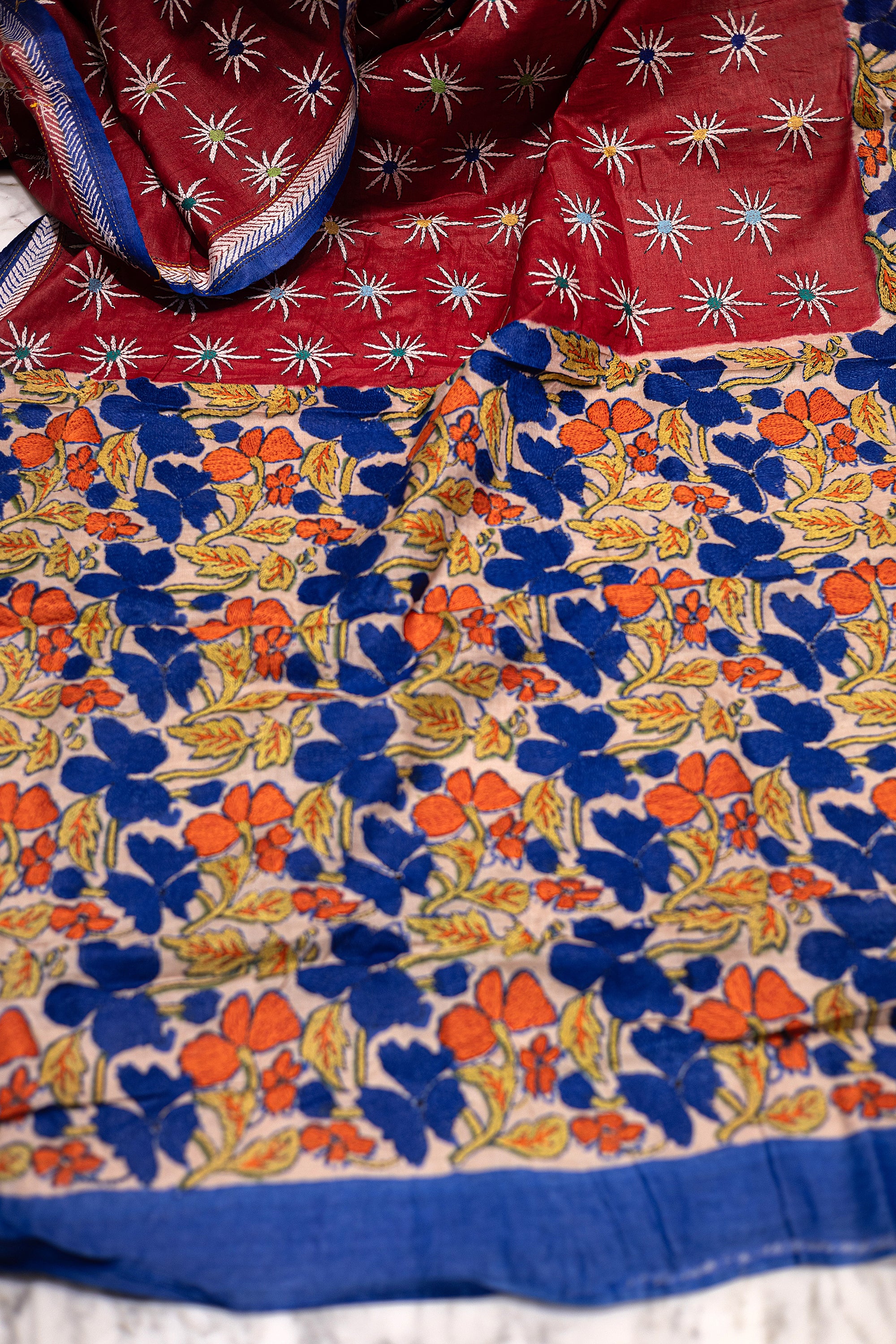 Tussar Hand Kantha
