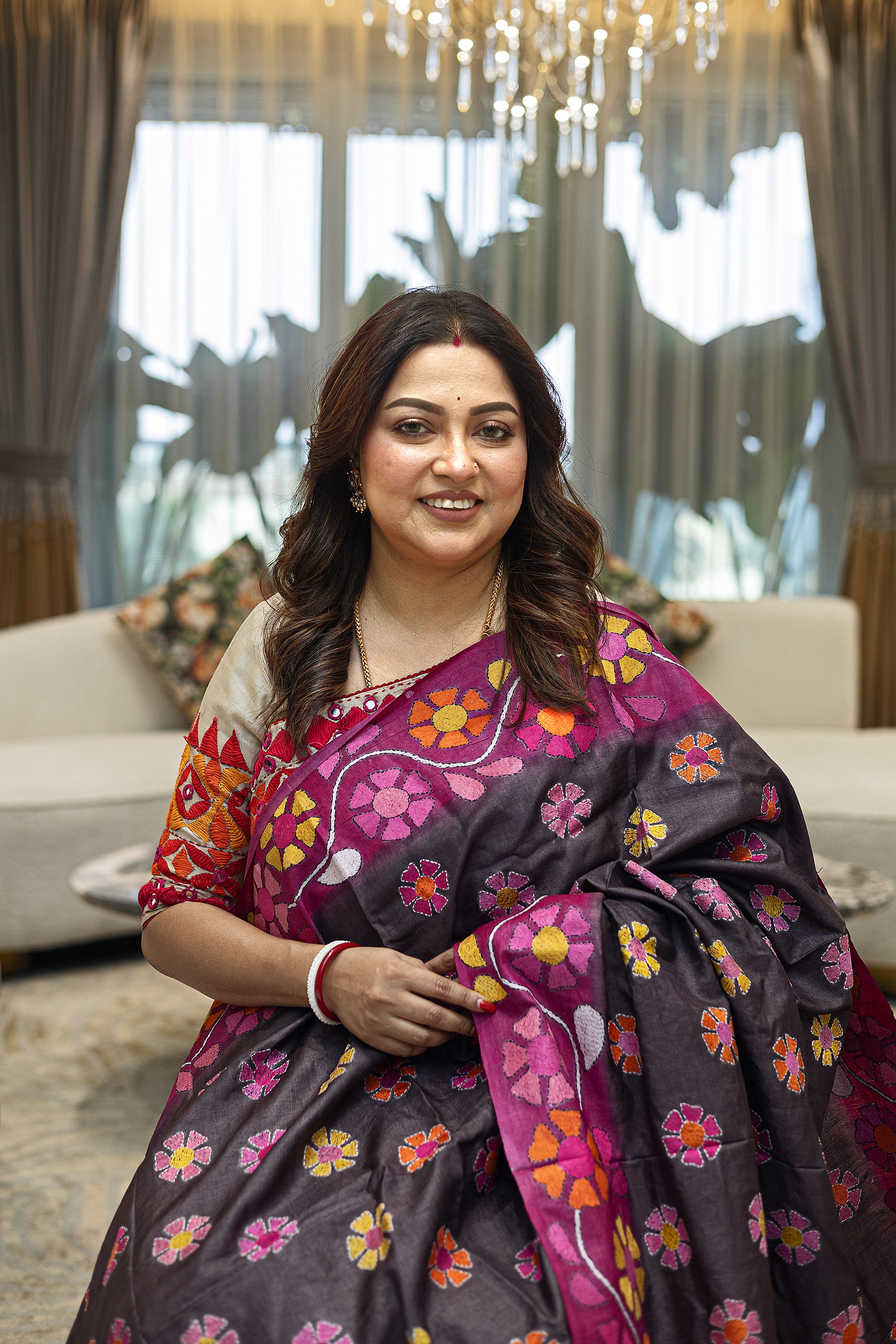 Tussar Hand Kantha
