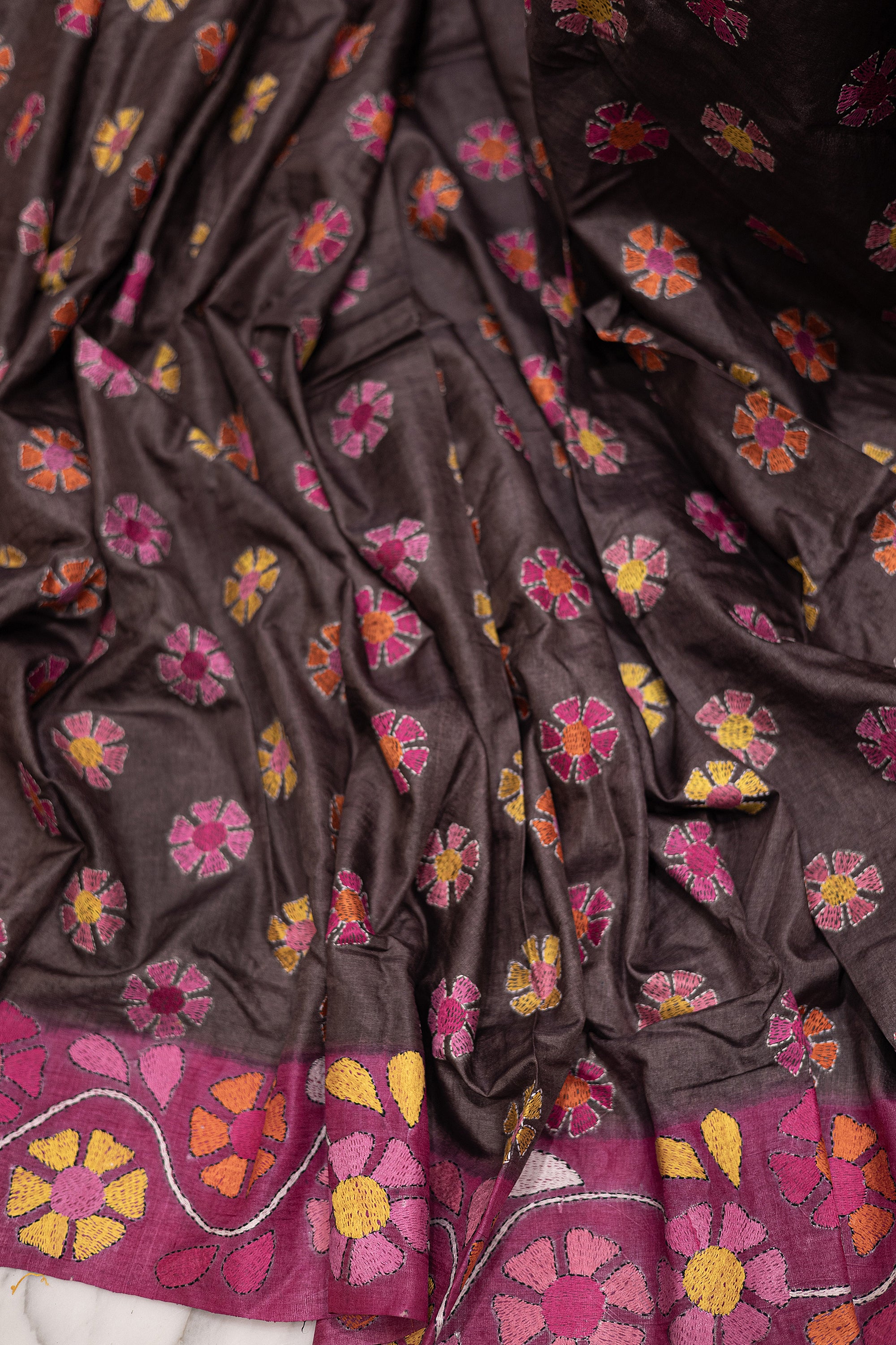 Tussar Hand Kantha