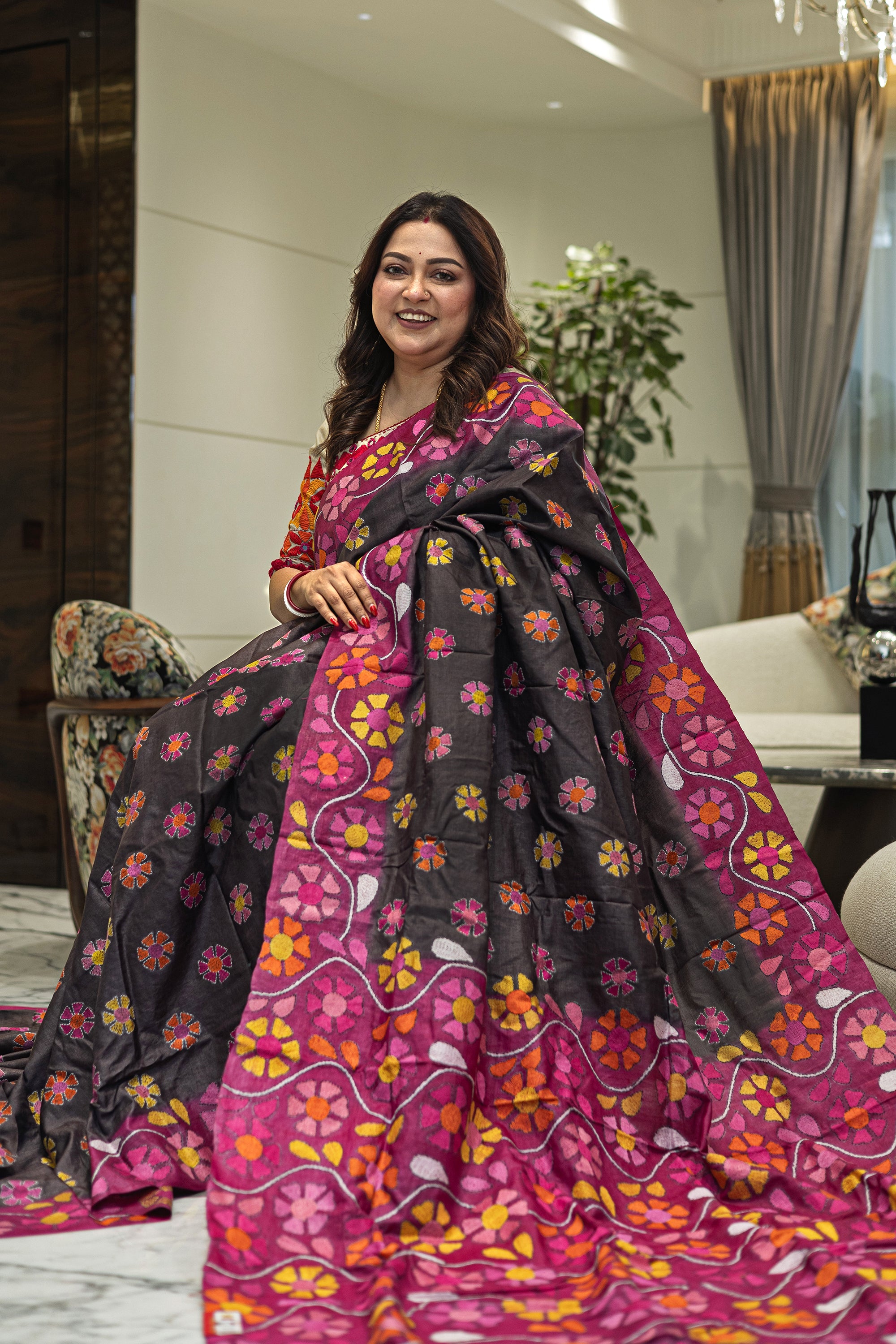 Tussar Hand Kantha