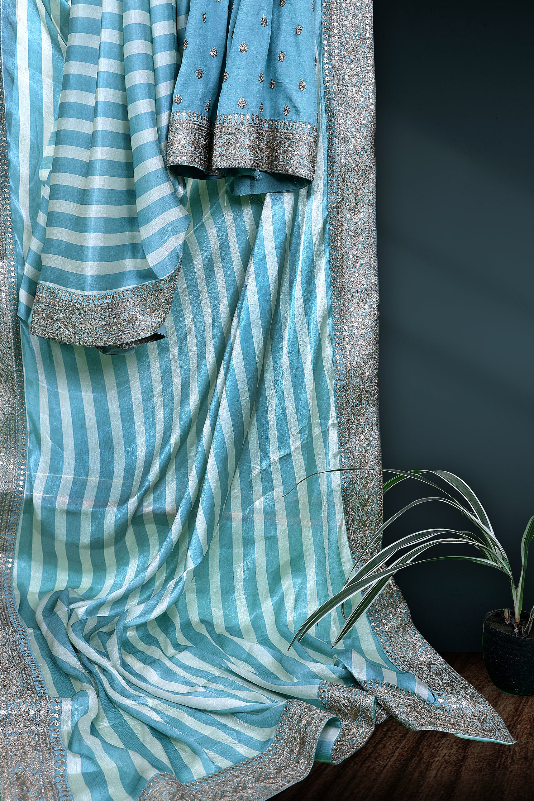 Crepe Satin Saree