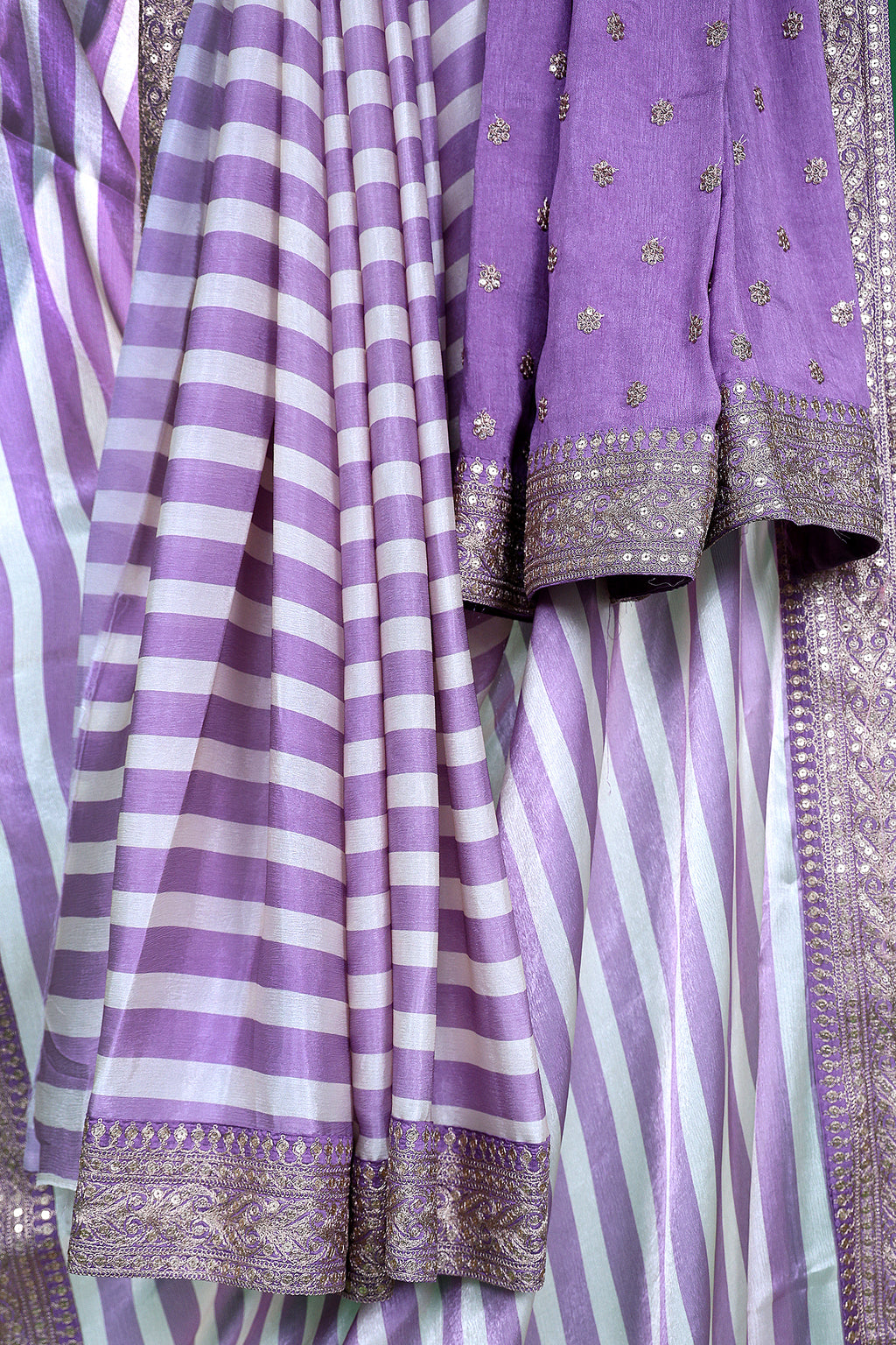 Crepe Satin Saree