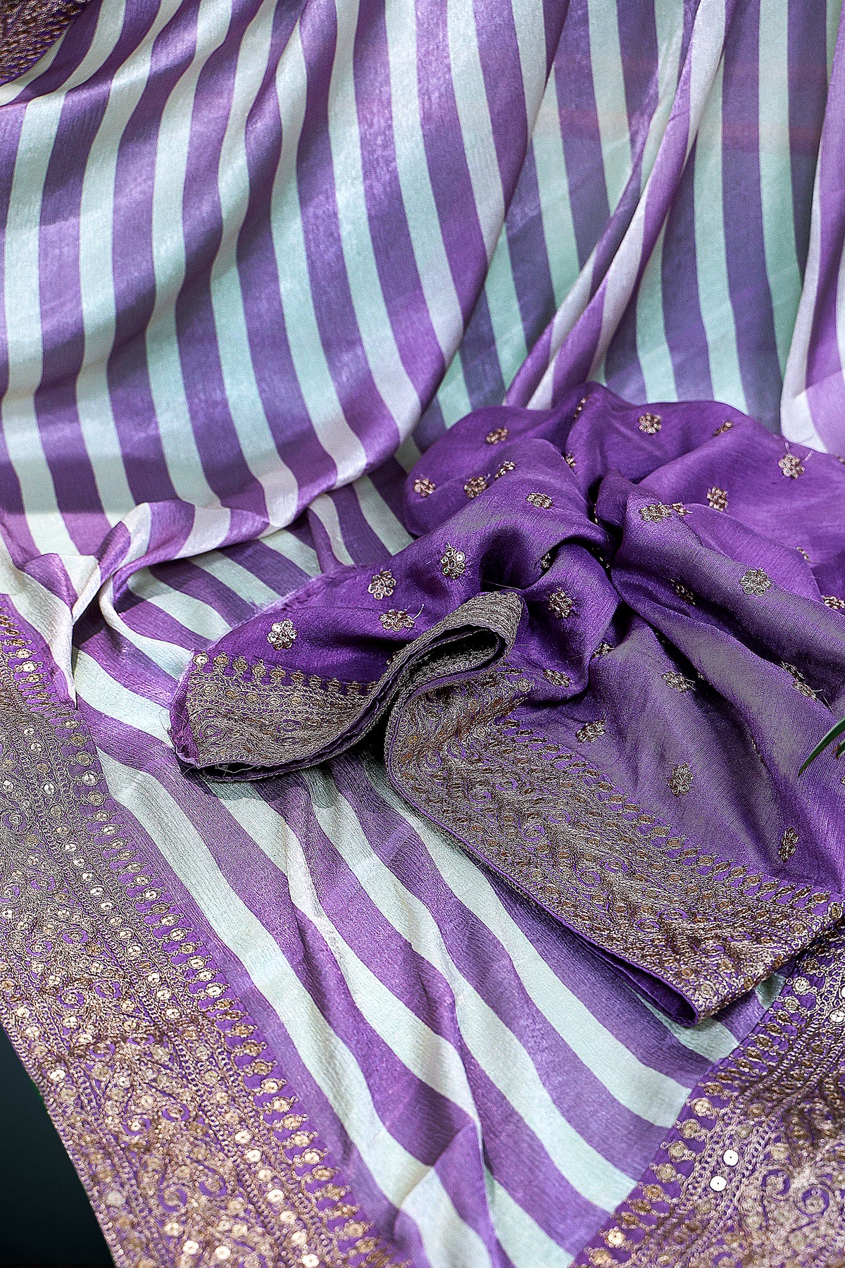 Crepe Satin Saree