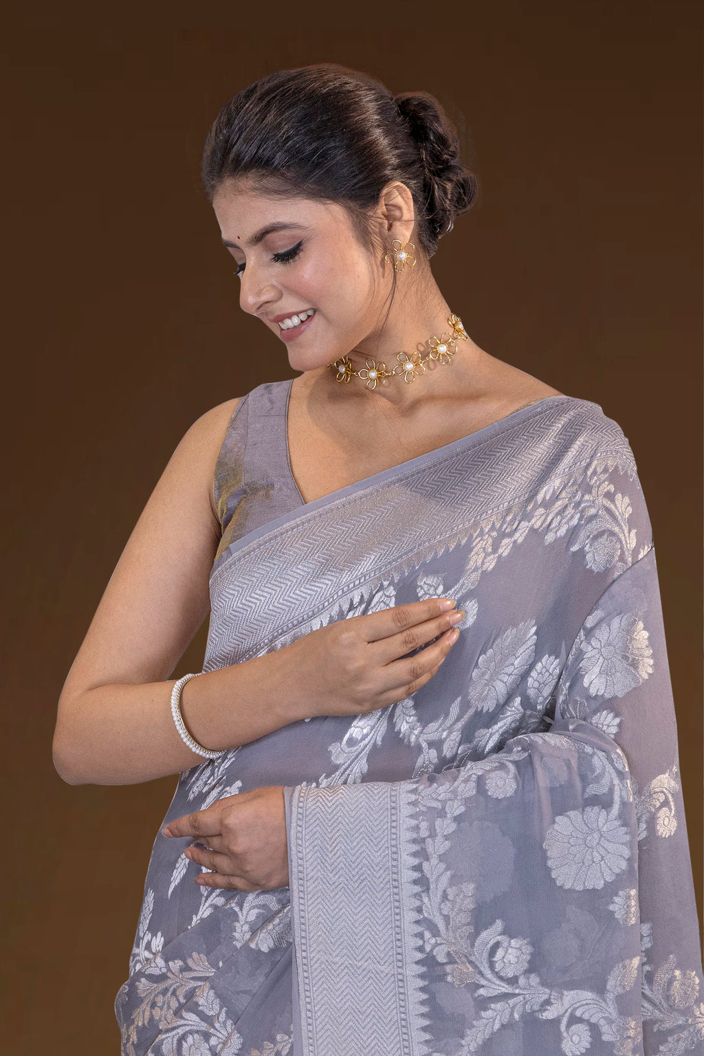 Khaddi Georgette Banarasi