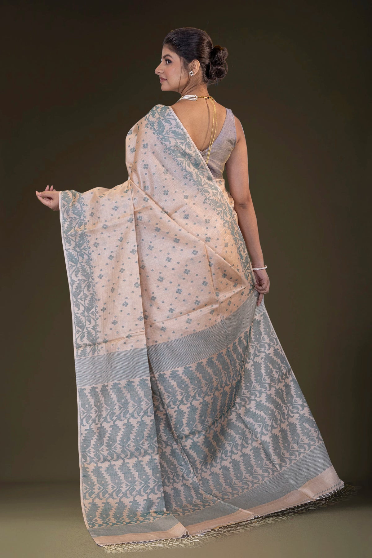 Tussar Jamdani