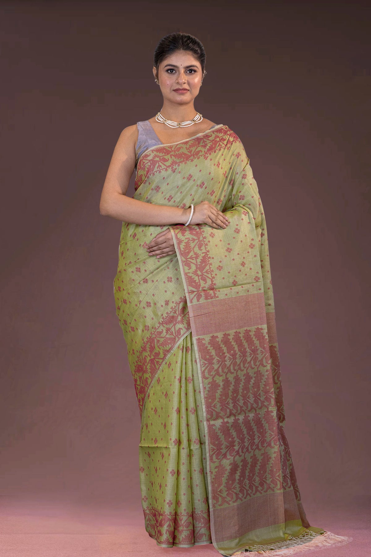 Tussar Jamdani
