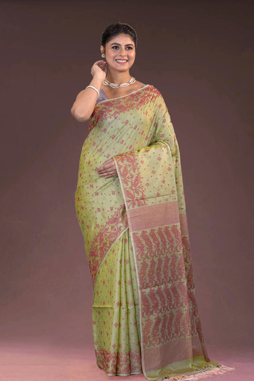 Tussar Jamdani