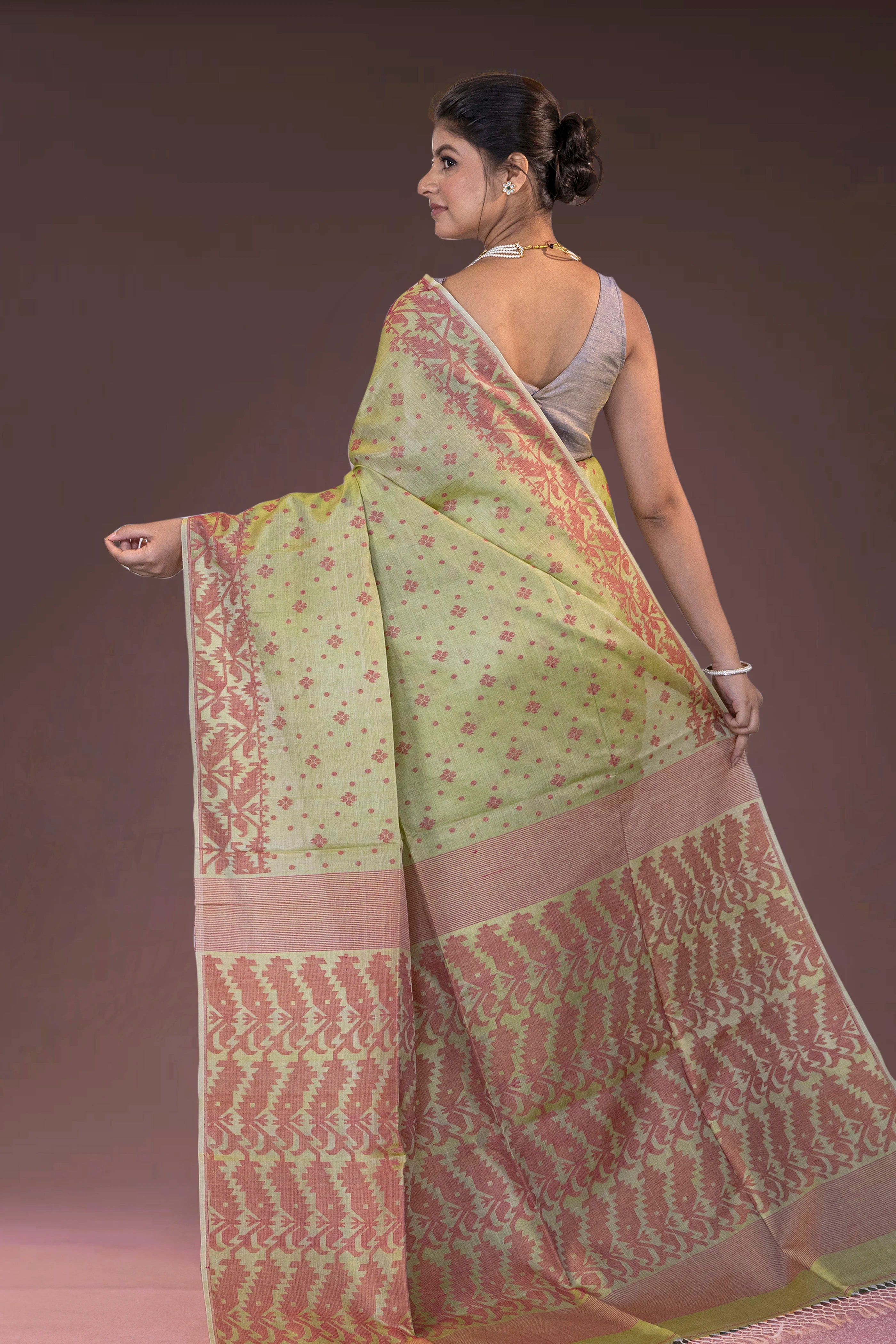 Tussar Jamdani