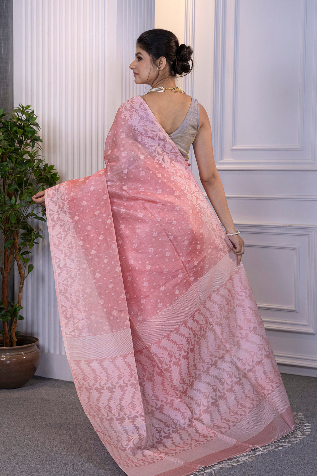 Tussar Jamdani