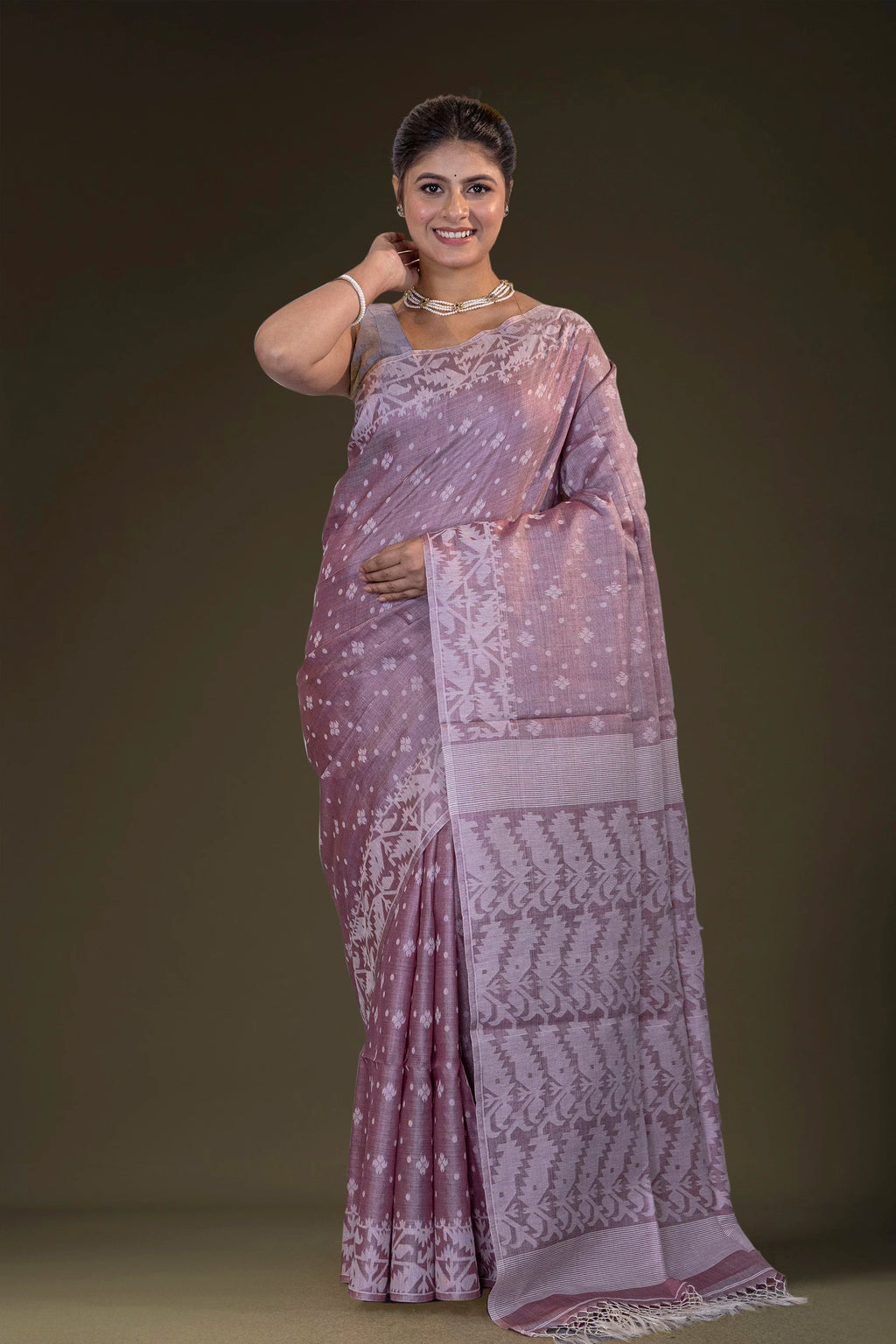 Tussar Jamdani