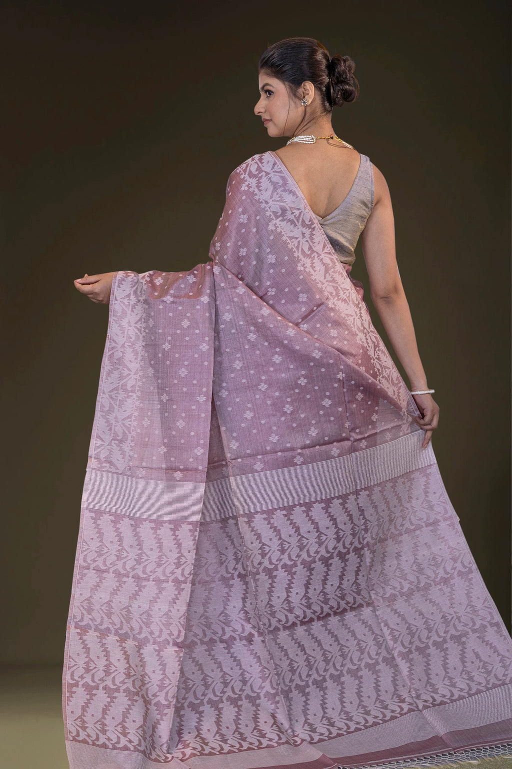 Tussar Jamdani