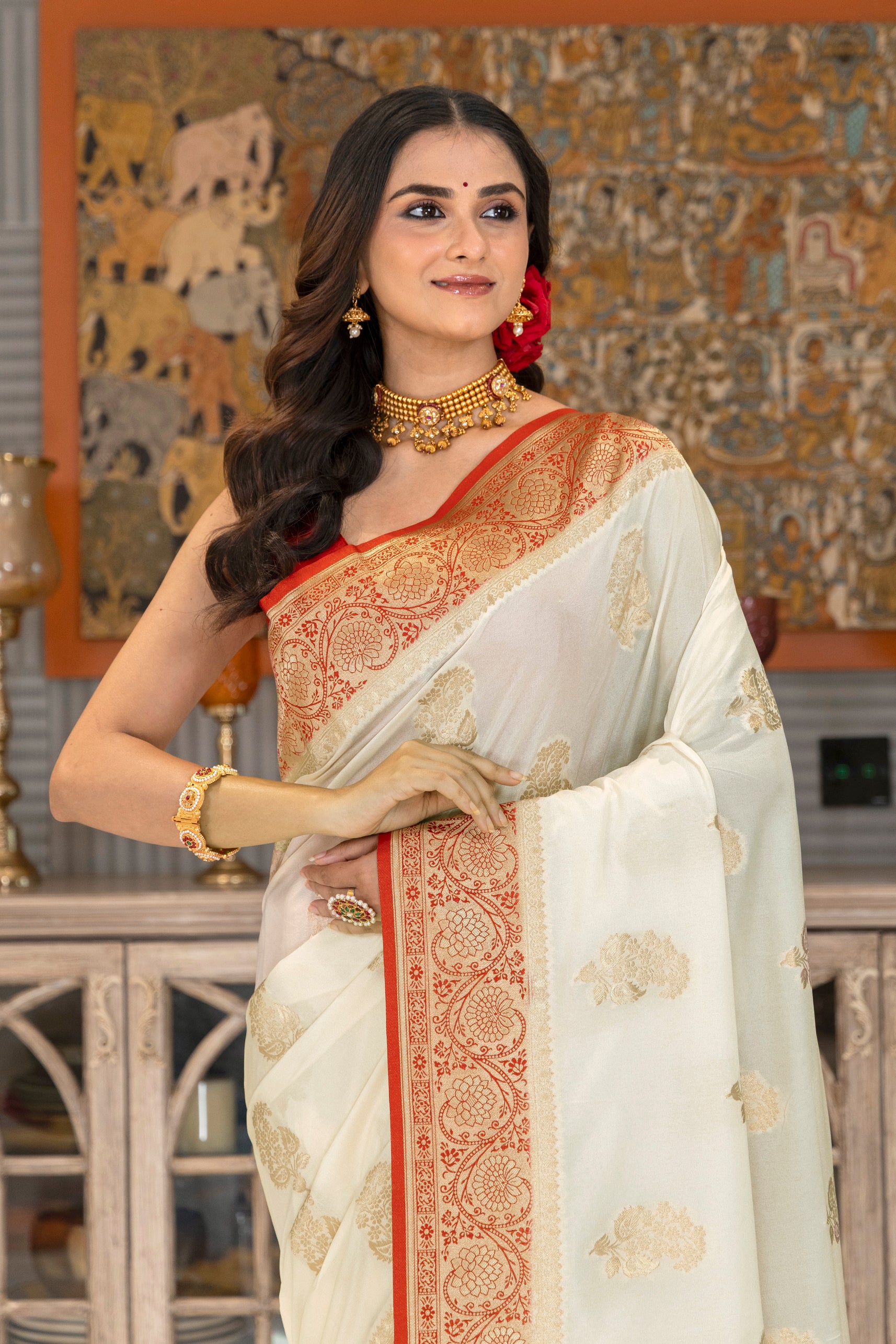 Semi Silk Banarasi