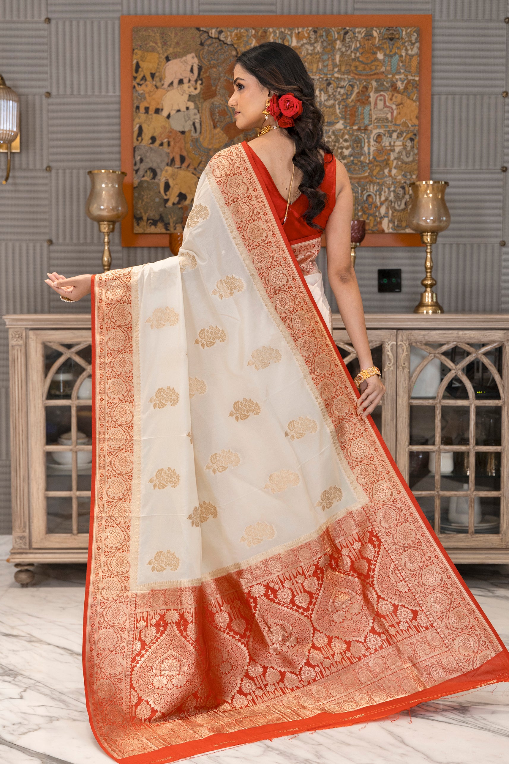 Semi Silk Banarasi