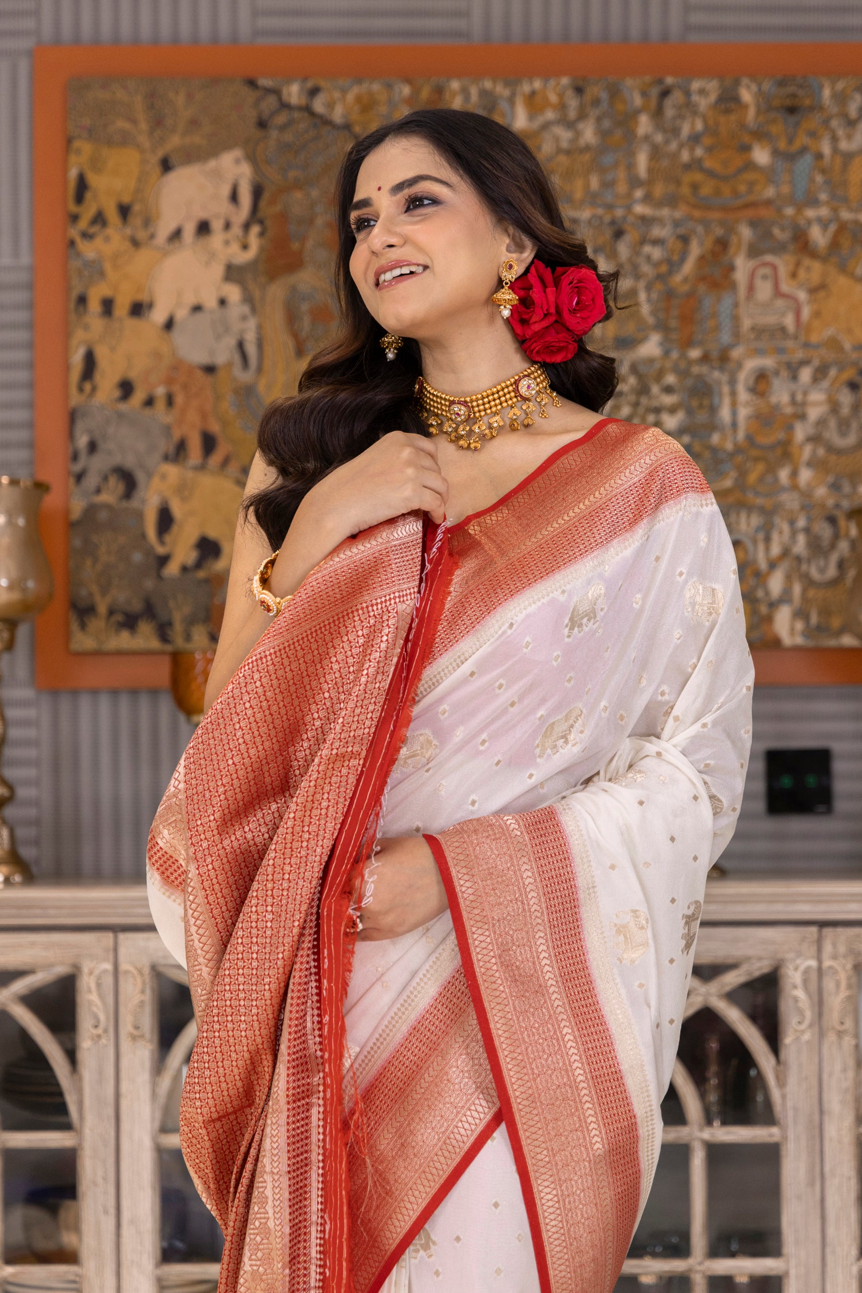 Semi Silk Banarasi