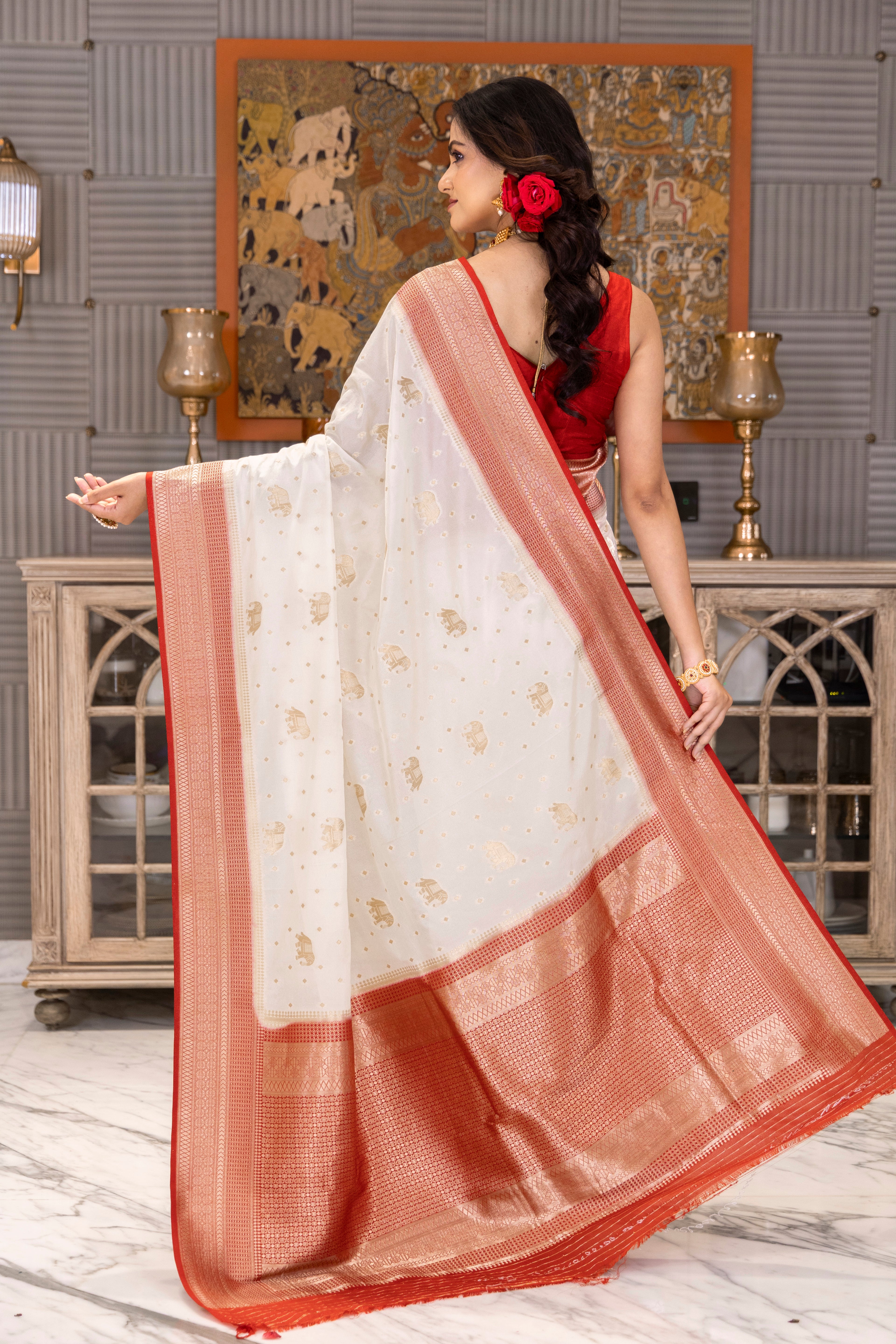 Semi Silk Banarasi