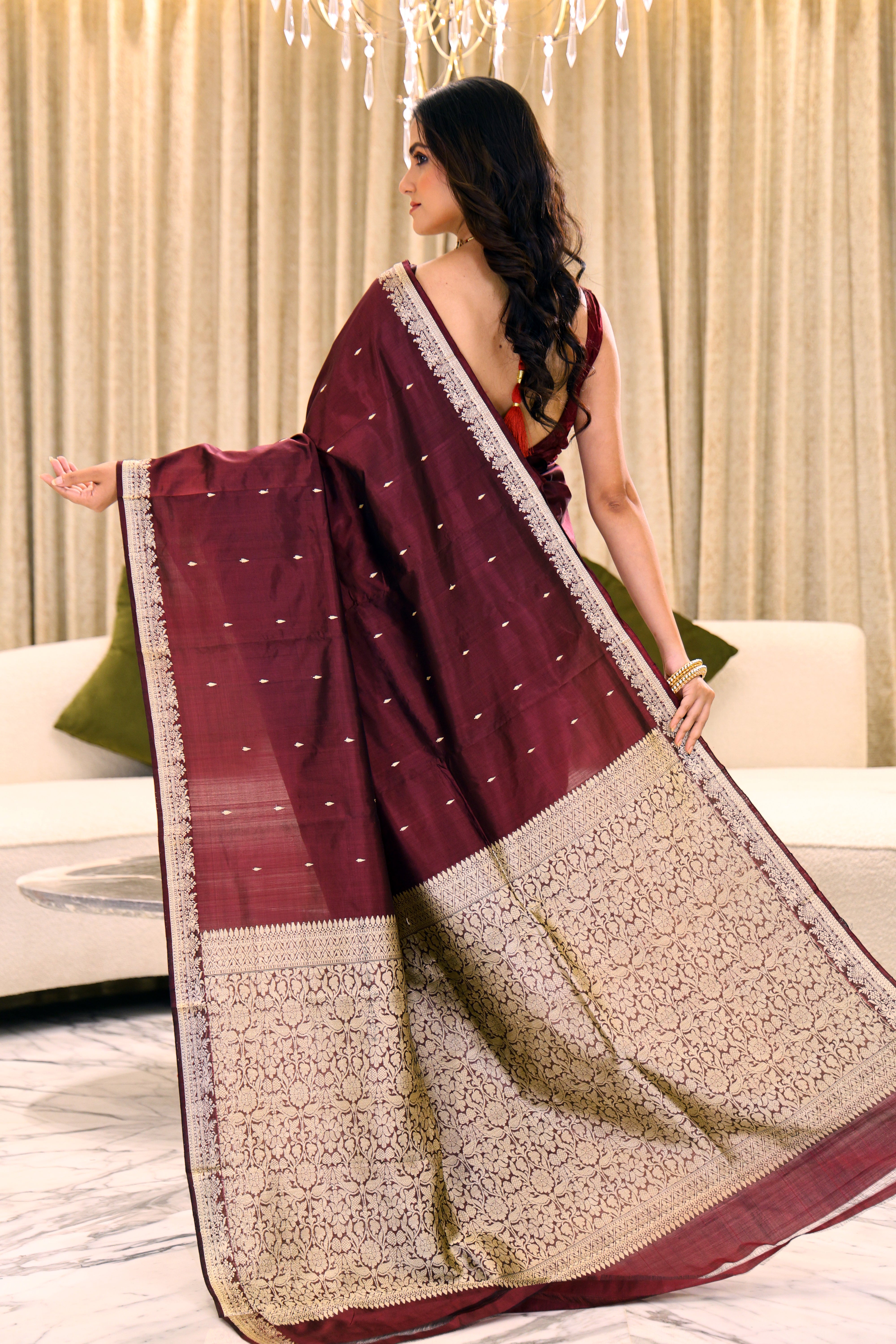 Zero Zari Katan Banarasi