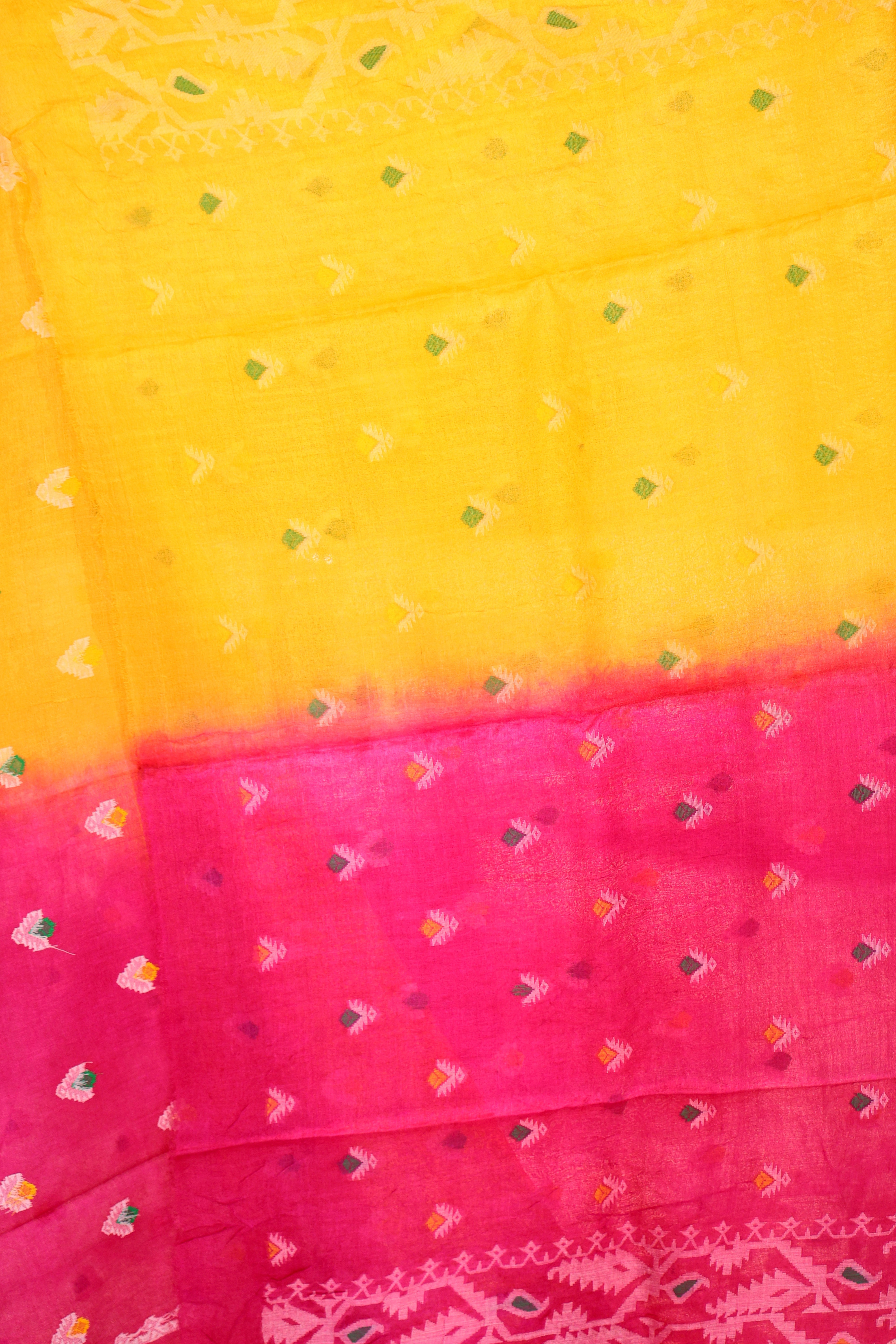 Shaded Tussar Jamdani