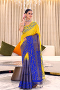 Shaded Tussar Jamdani