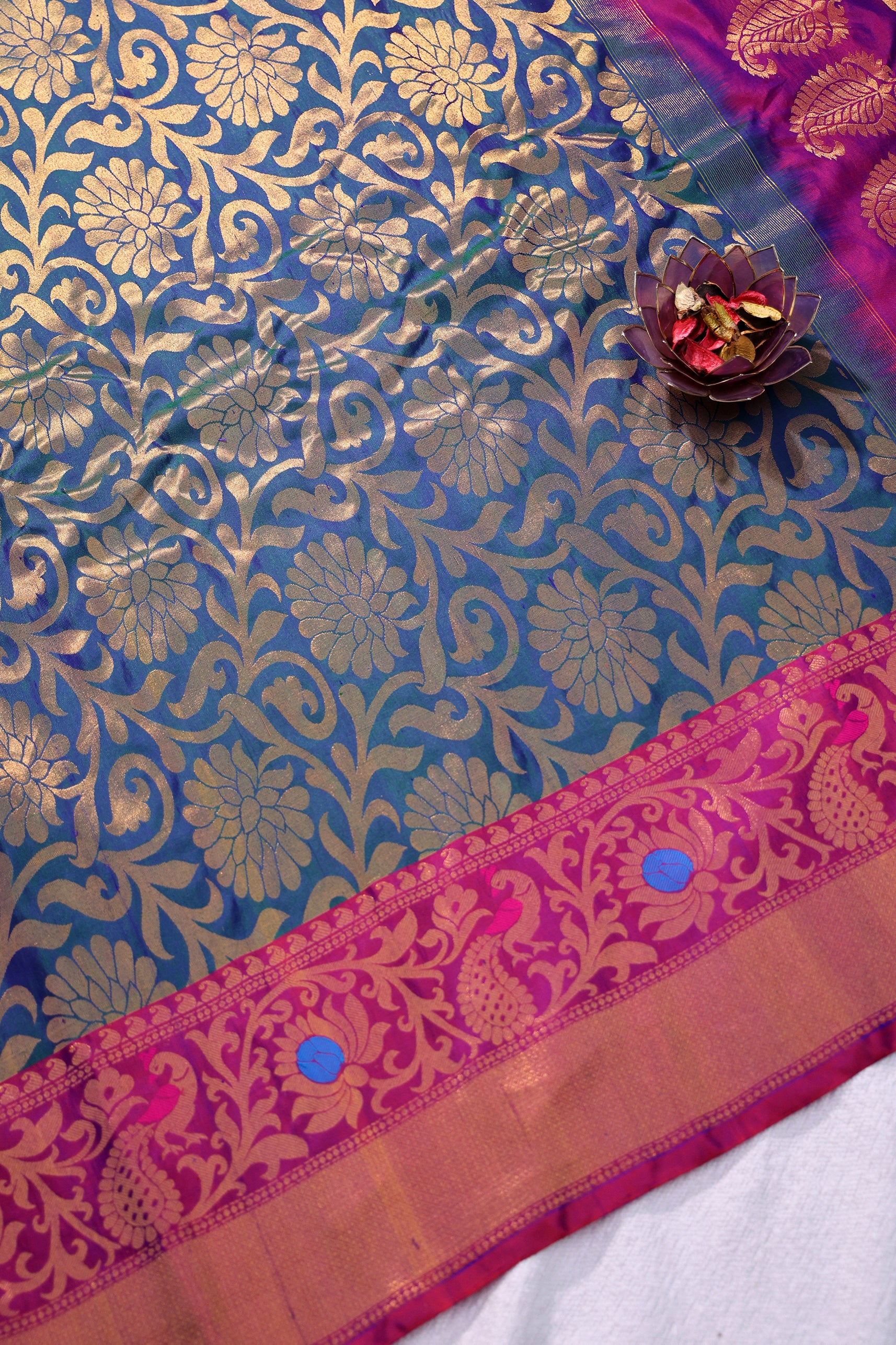 Brocade Silk Gadwal