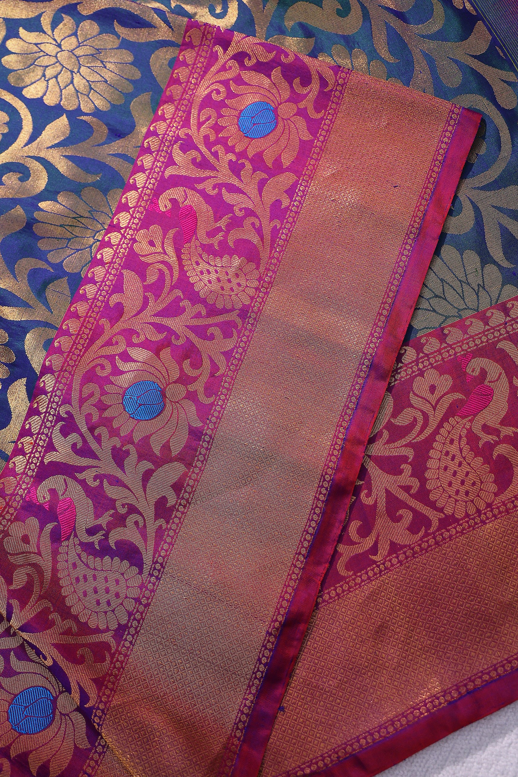 Brocade Silk Gadwal