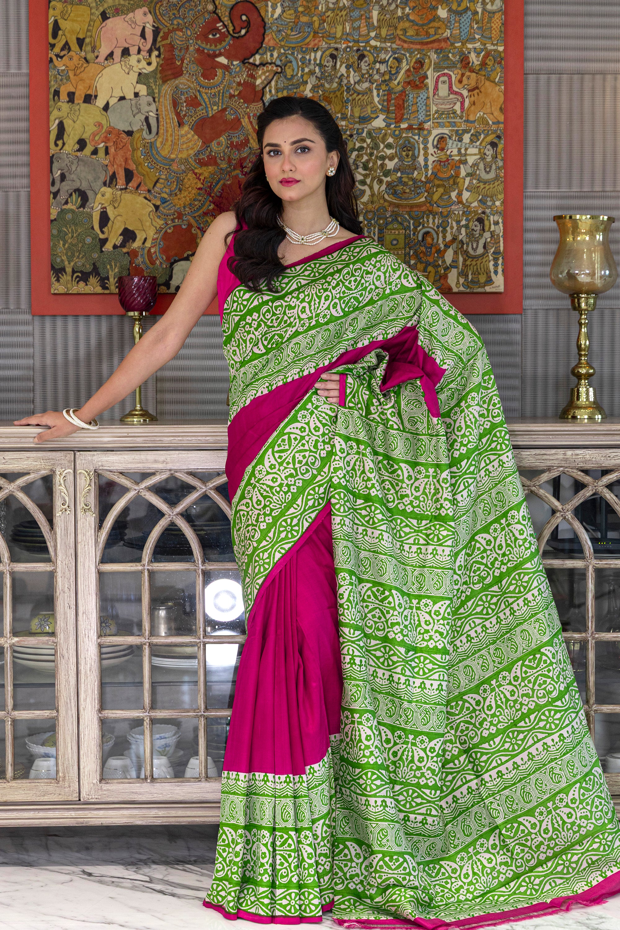 Silk Block print
