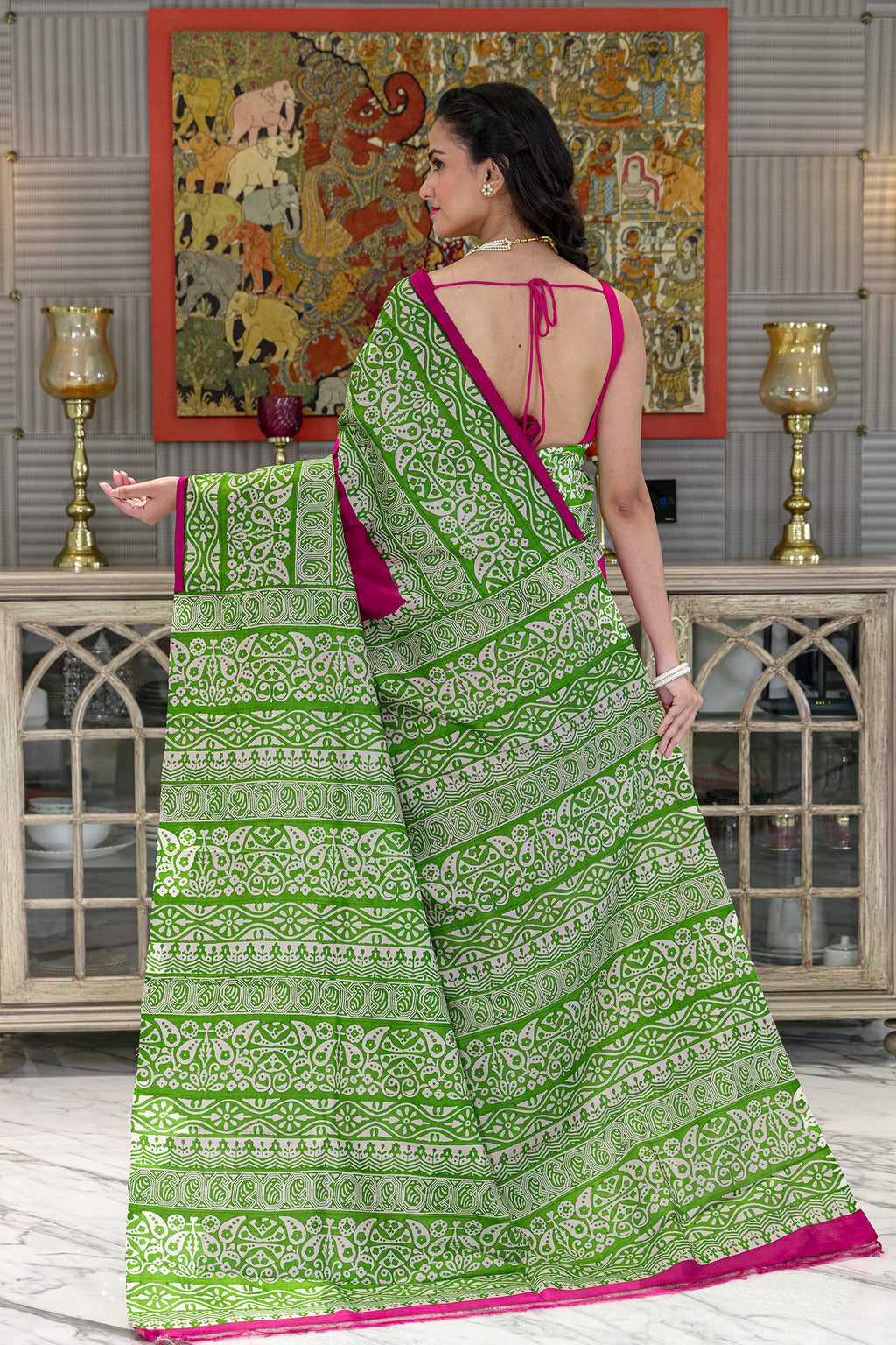 Silk Block print