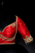 Raw Silk Zardosi Work