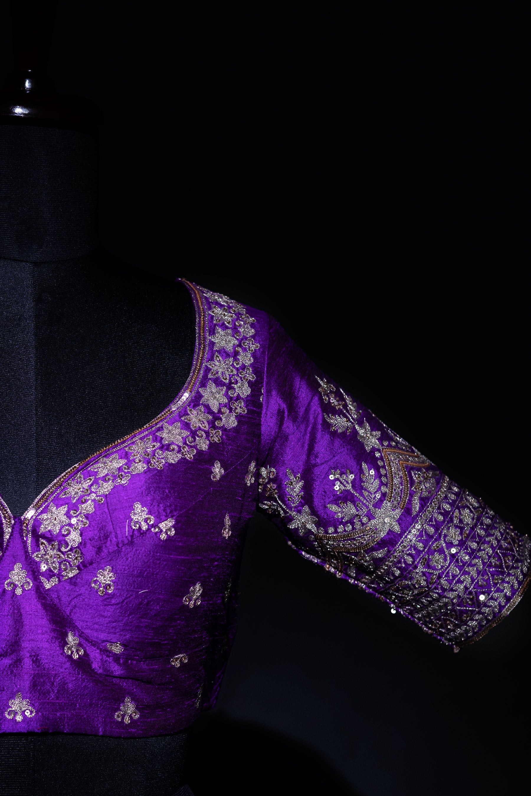 Tussar Raw Silk Zari Work