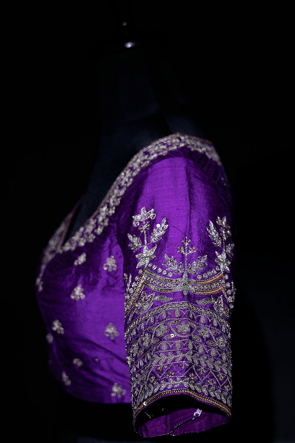 Tussar Raw Silk Zari Work