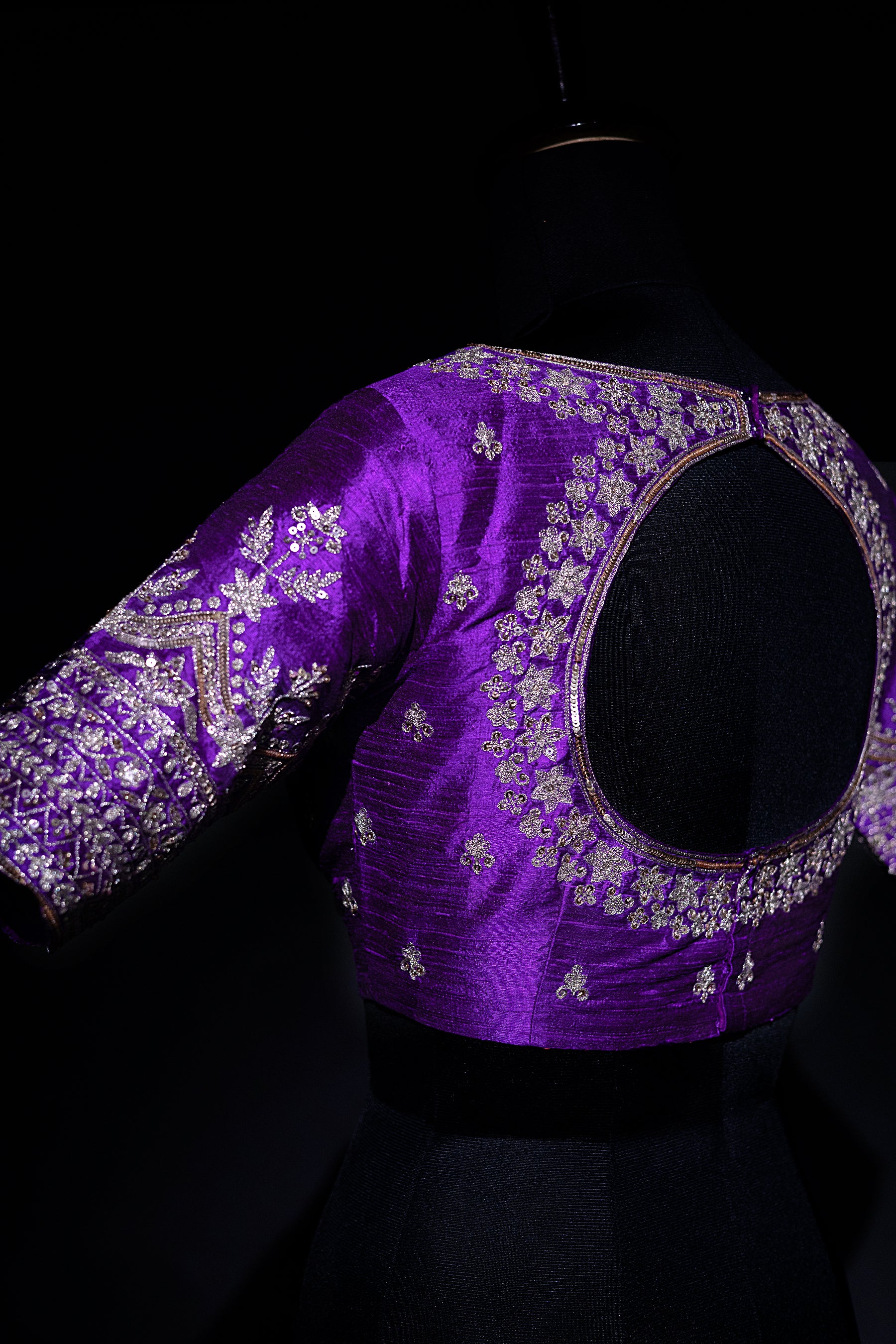 Tussar Raw Silk Zari Work