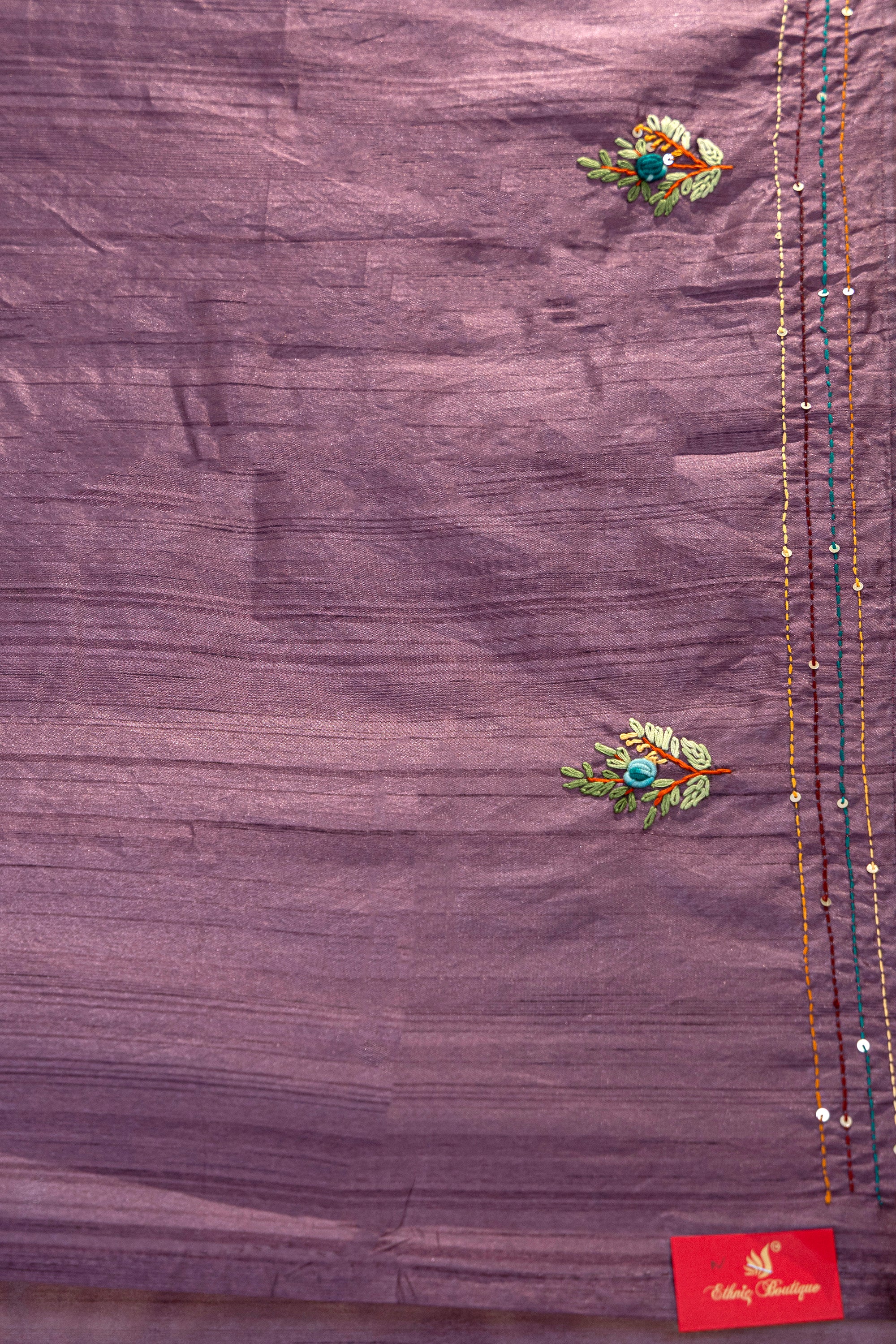 Semi Tussar Handwork