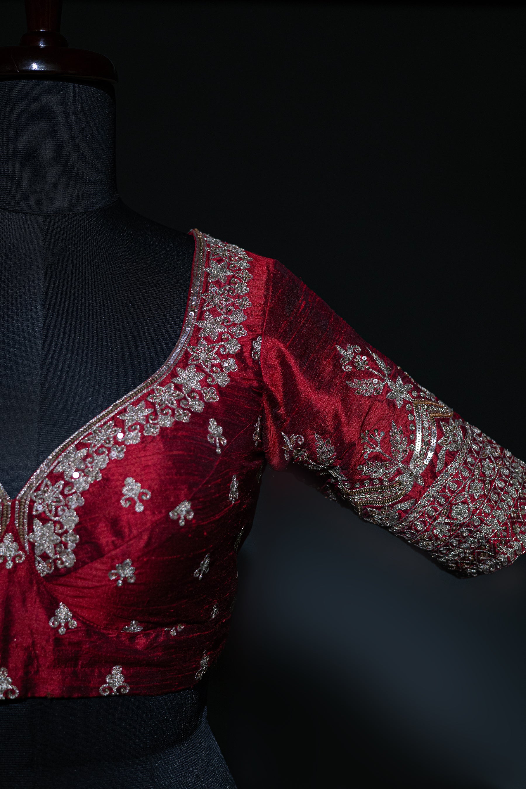 Tussar Raw Silk Zari Work