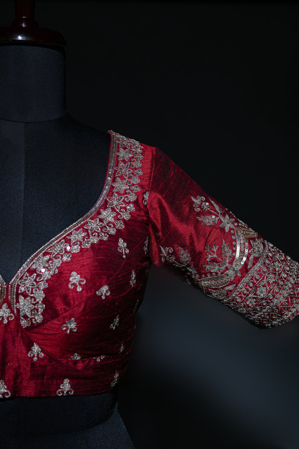 Tussar Raw Silk Zari Work