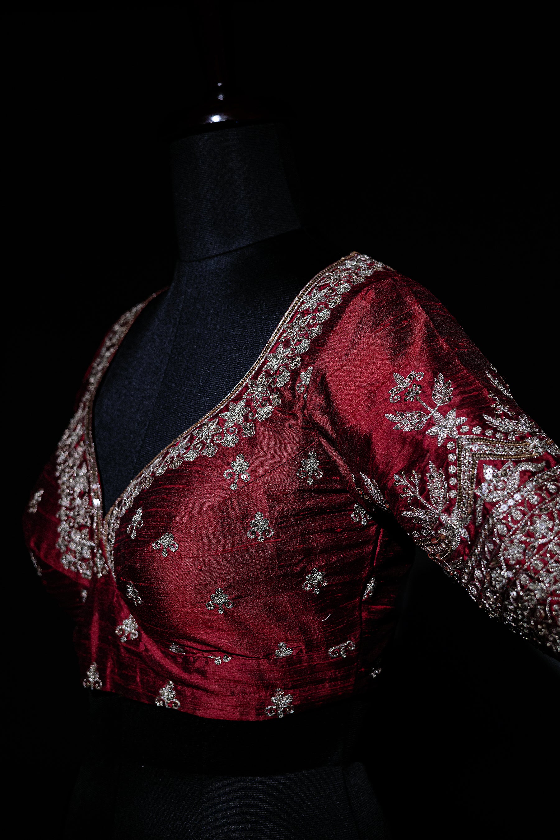 Tussar Raw Silk Zari Work