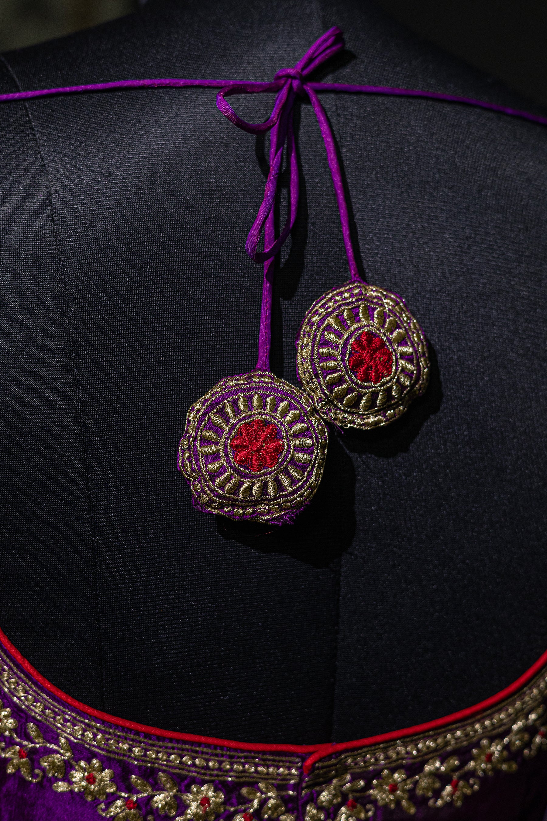 Katan Silk Pita Zari Work